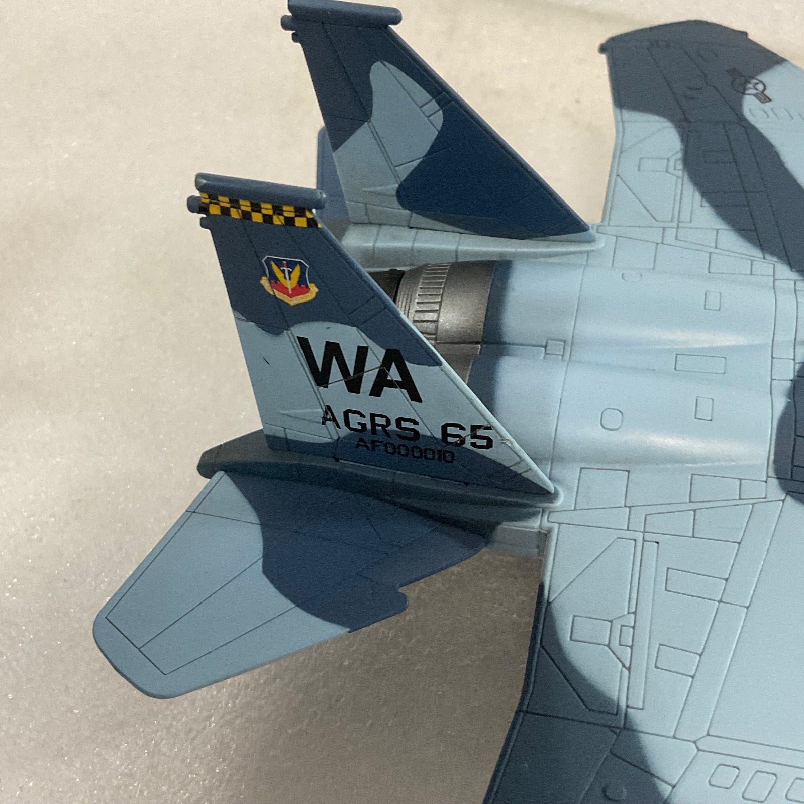 2009 Unimax F-15 Model Jet 7in Wing Span Diecast-Style Plastic Toy Aircraft - Image 11