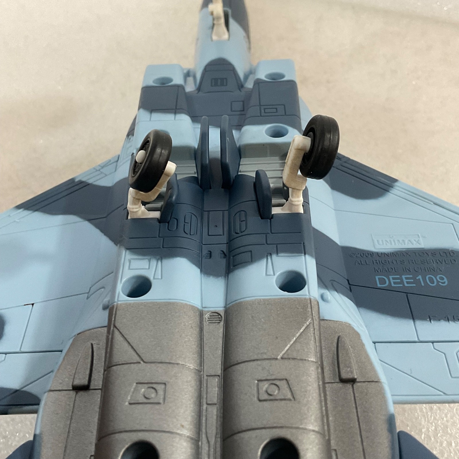 2009 Unimax F-15 Model Jet 7in Wing Span Diecast-Style Plastic Toy Aircraft - Image 12