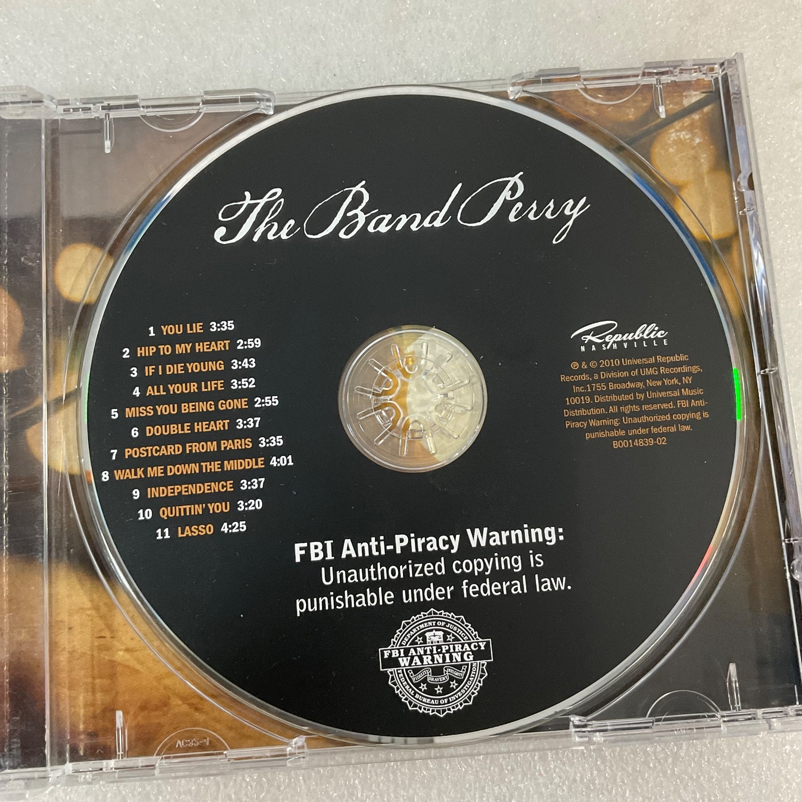 The Band Perry Self-Titled CD 2010 Republic Nashville Country Album - Image 14