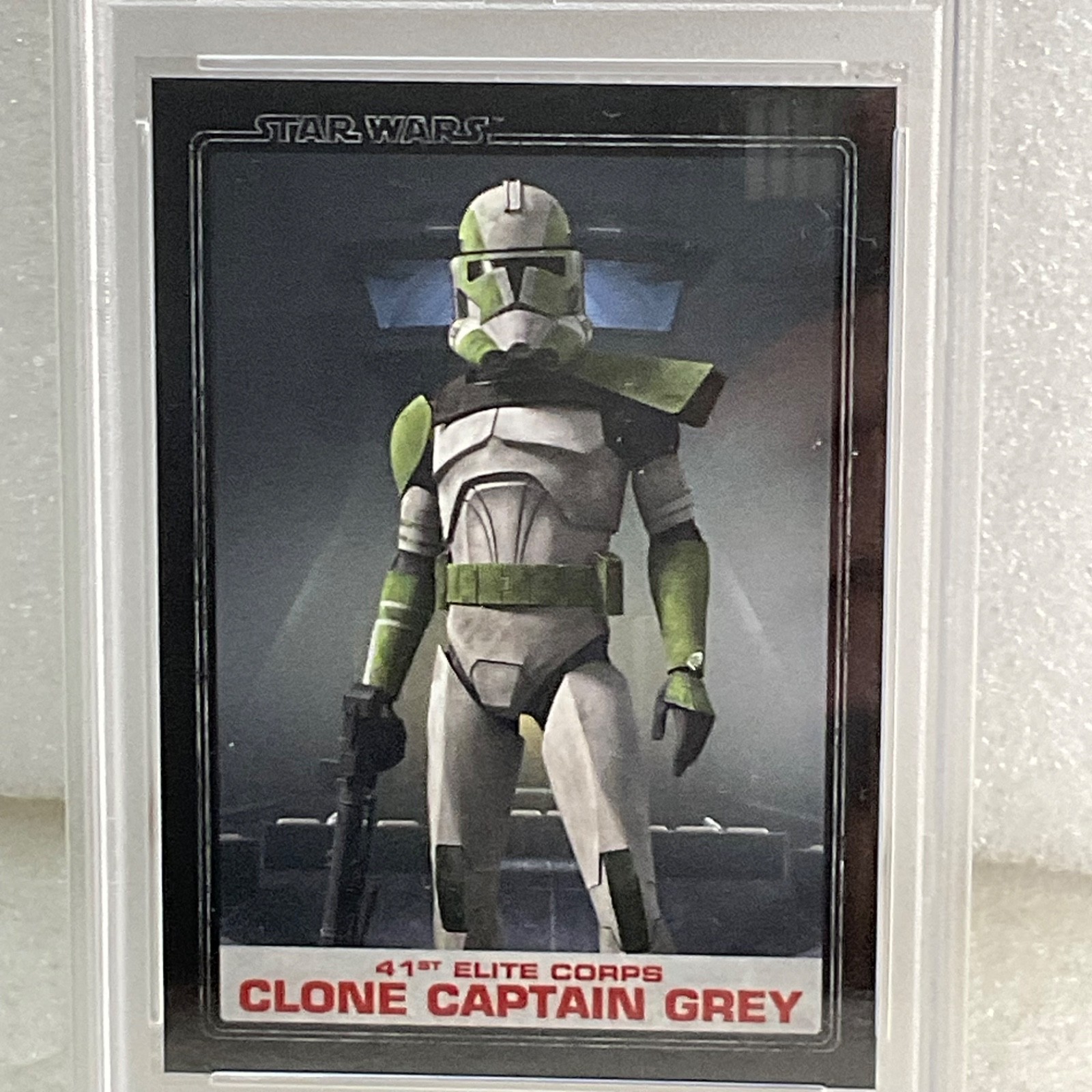 Star Wars 2021 Topps Bad Batch Clone Captain Grey #8 PSA 9 CERT#161961542 - Image 6