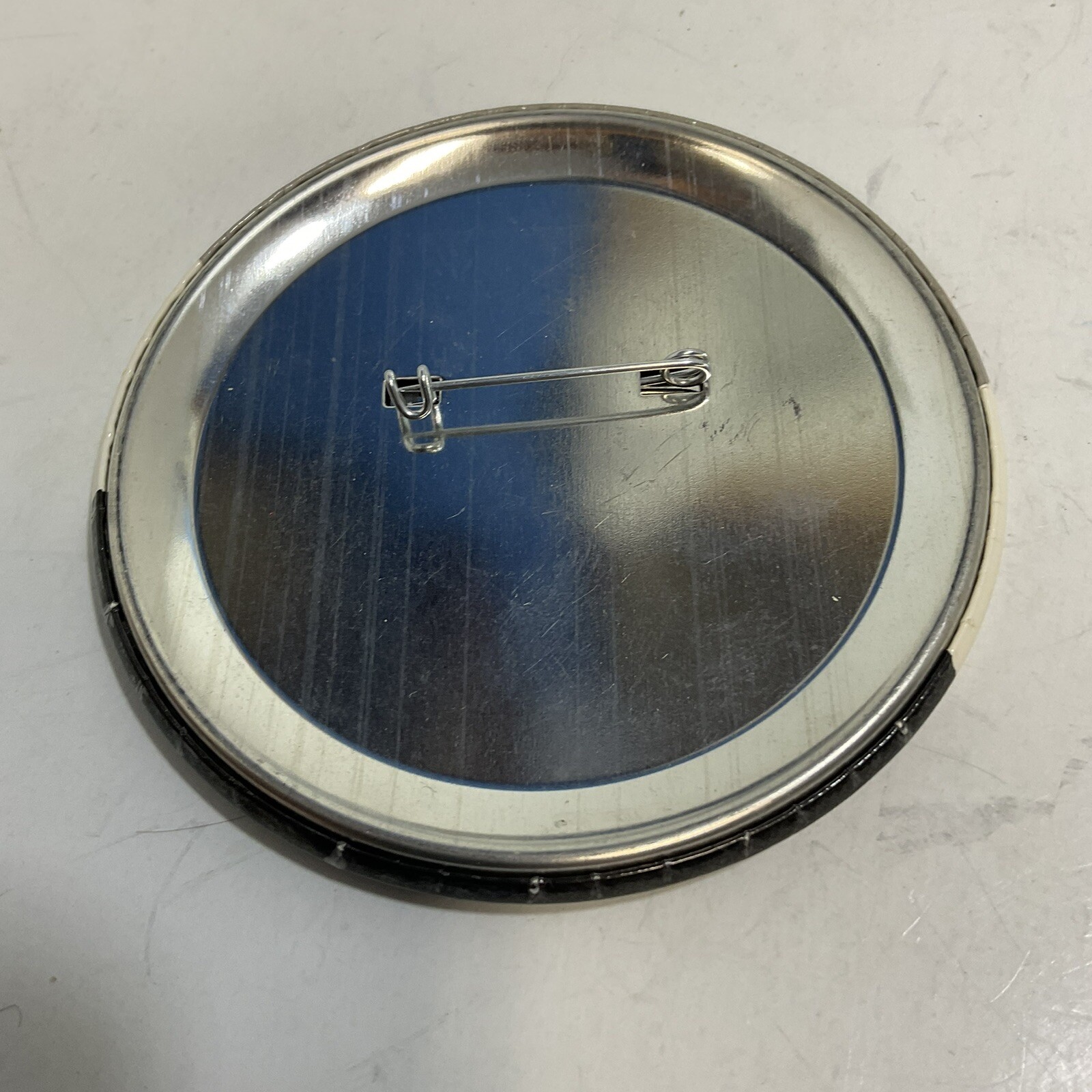 '33 Gray White Black 3.5 in Round Pinback Button - Image 4