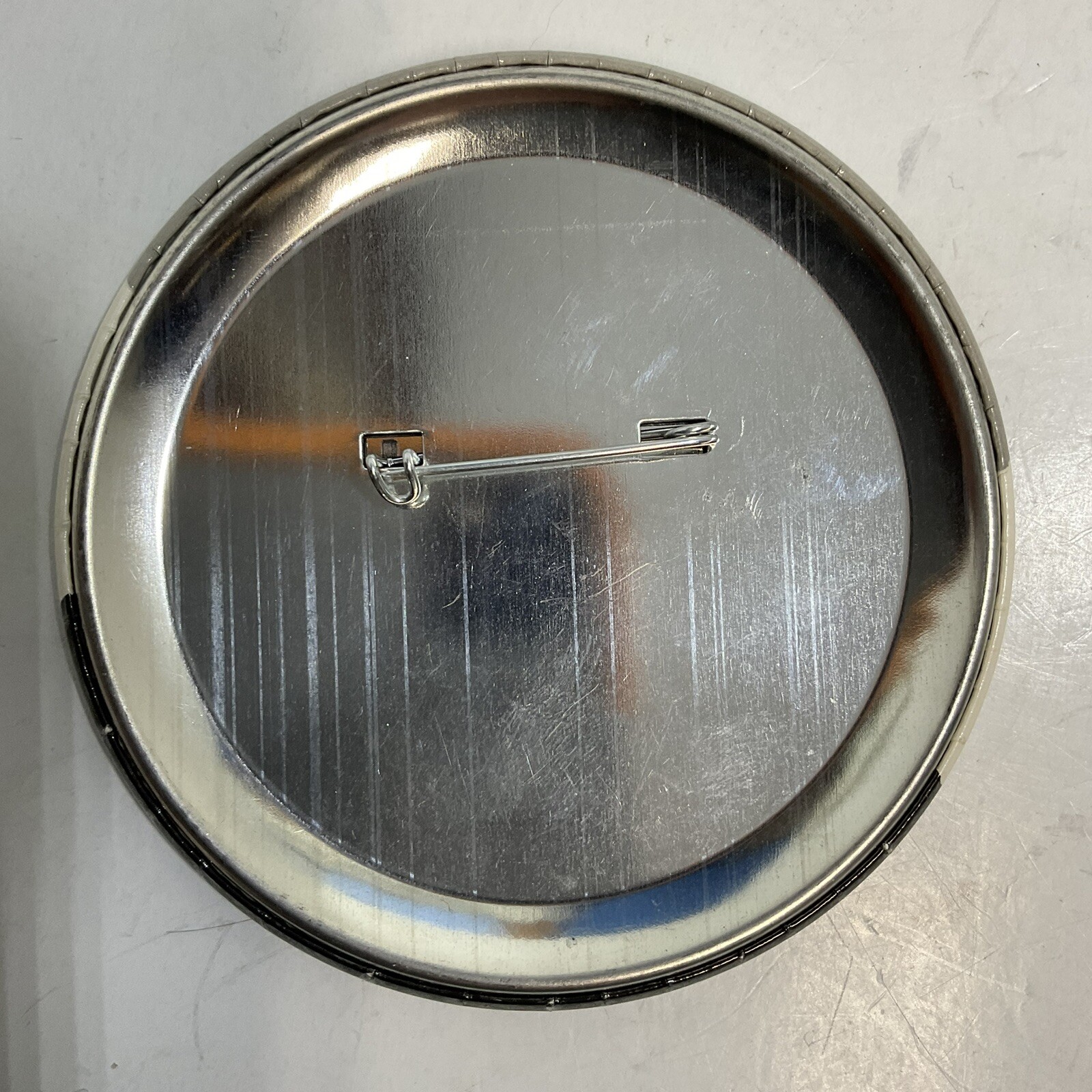 '33 Gray White Black 3.5 in Round Pinback Button - Image 3
