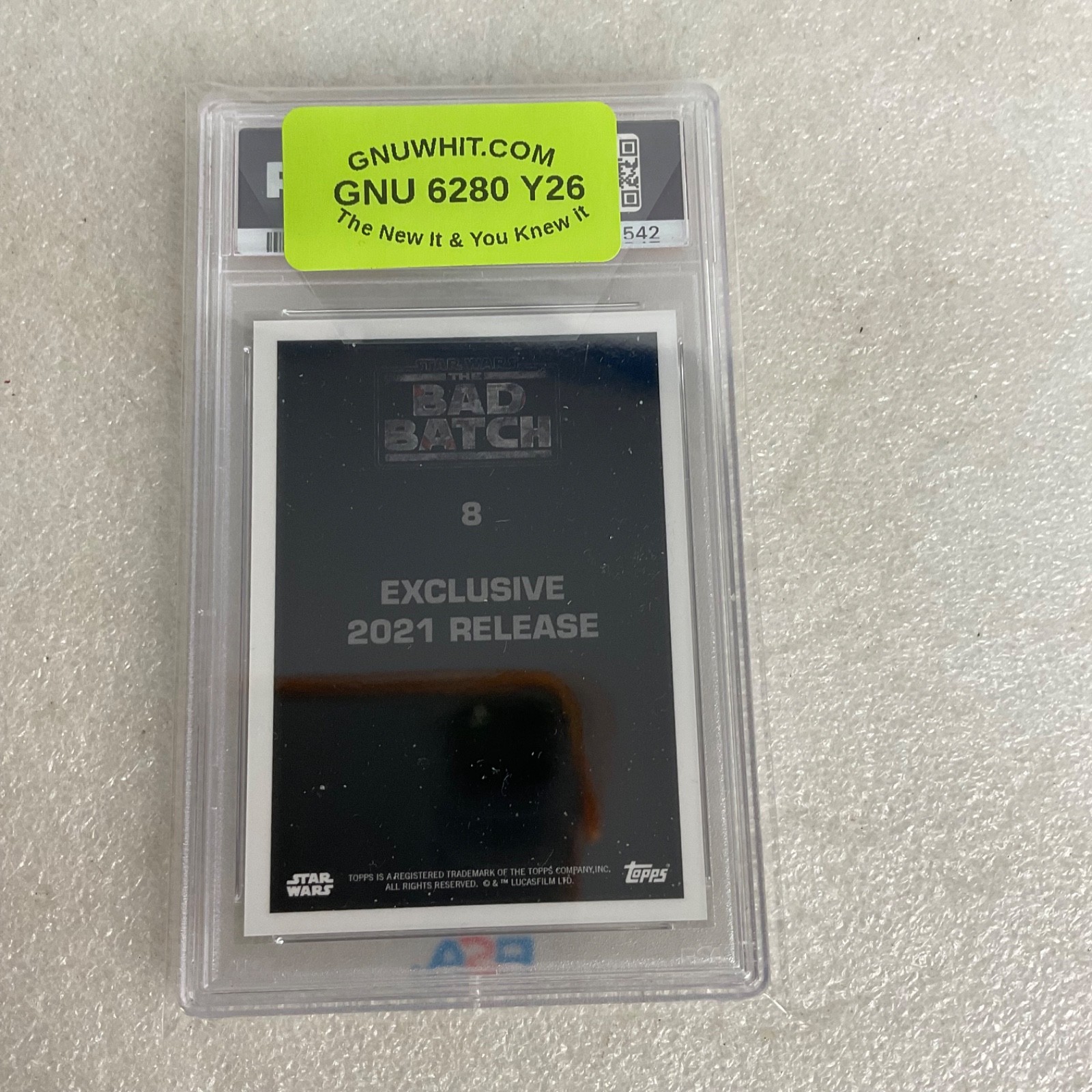 Star Wars 2021 Topps Bad Batch Clone Captain Grey #8 PSA 9 CERT#161961542 - Image 21