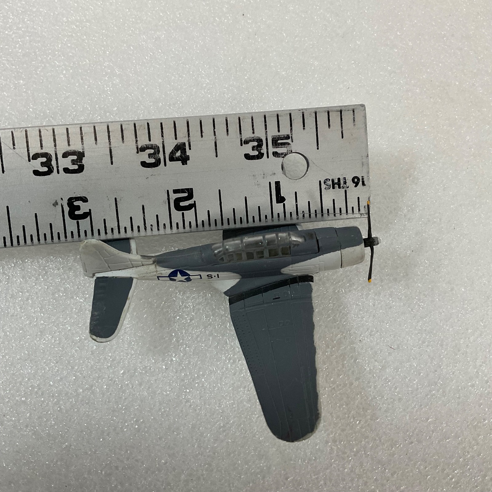 2007 20th Century Toys WWII Dive Bomber Model 3.5in Wingspan Plastic - Image 7