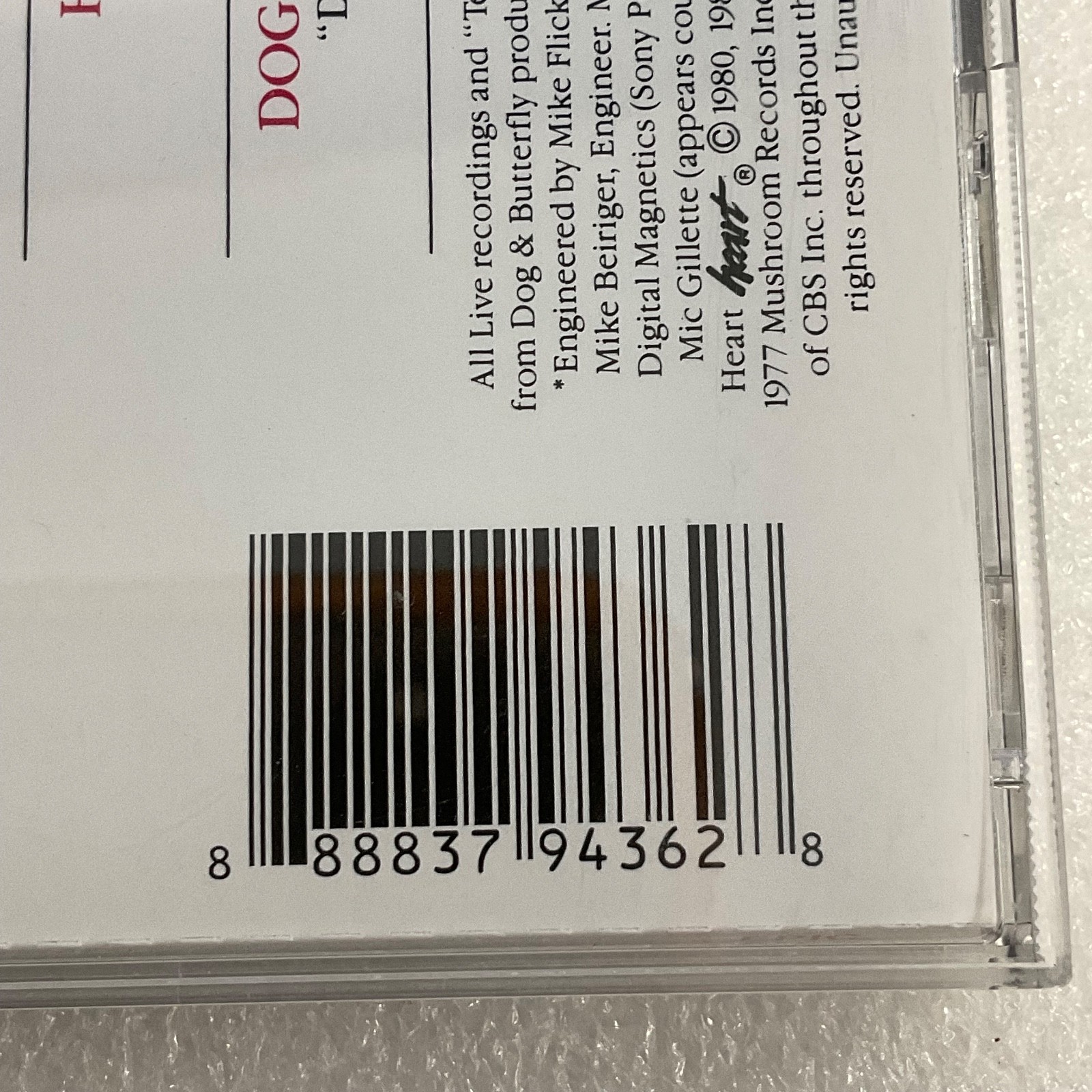 Heart Greatest Hits CD Epic EGK 36888 Classic Rock Compilation - Image 10