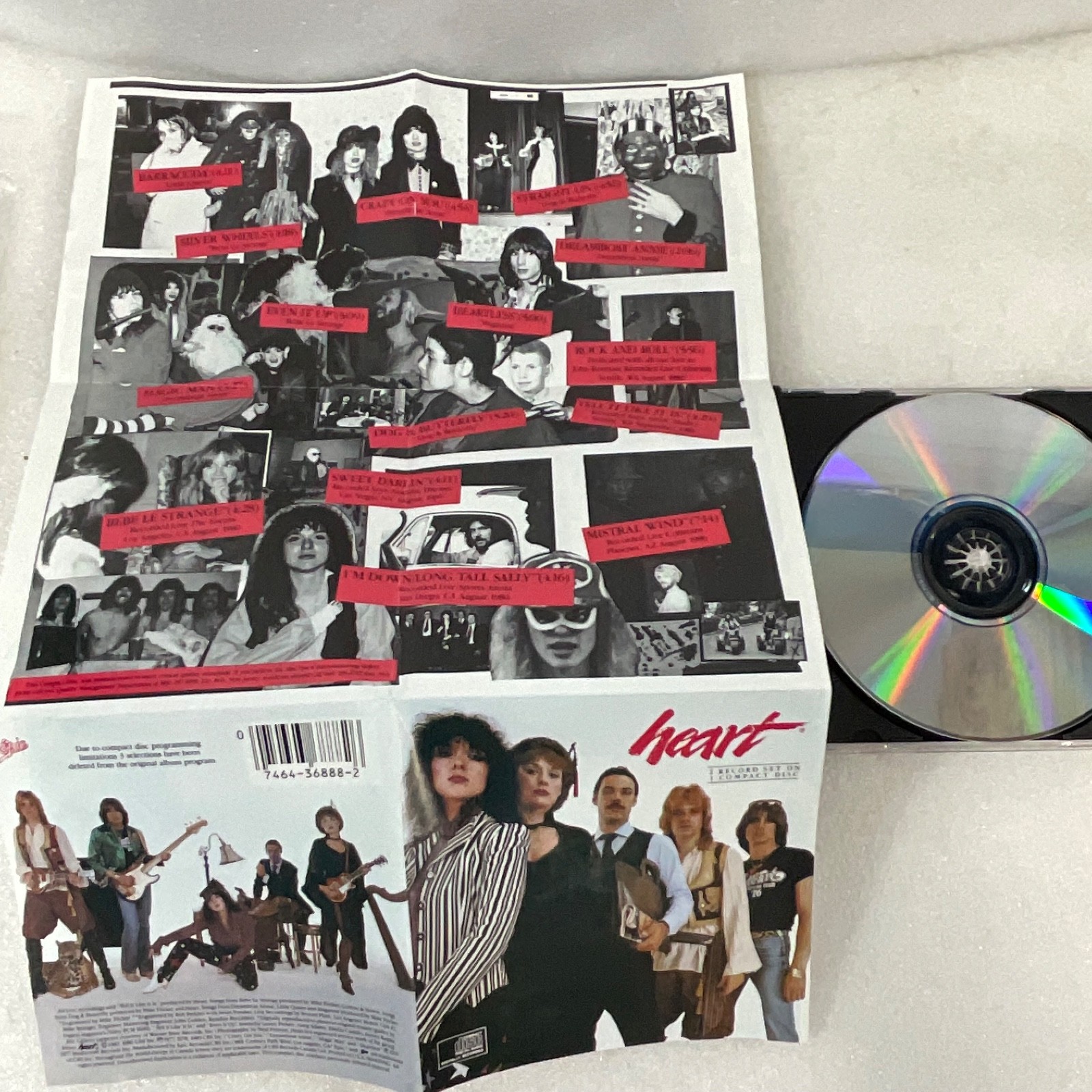 Heart Greatest Hits CD Epic EGK 36888 Classic Rock Compilation - Image 16