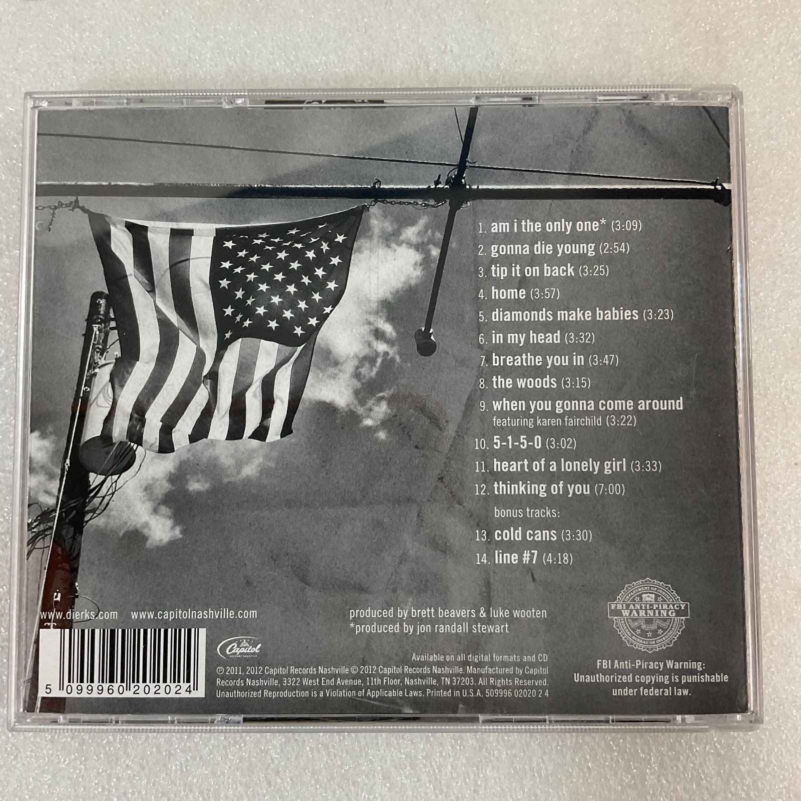 Dierks Bentley Home CD 2012 Country Album Bonus Tracks Capitol EMI - Image 2