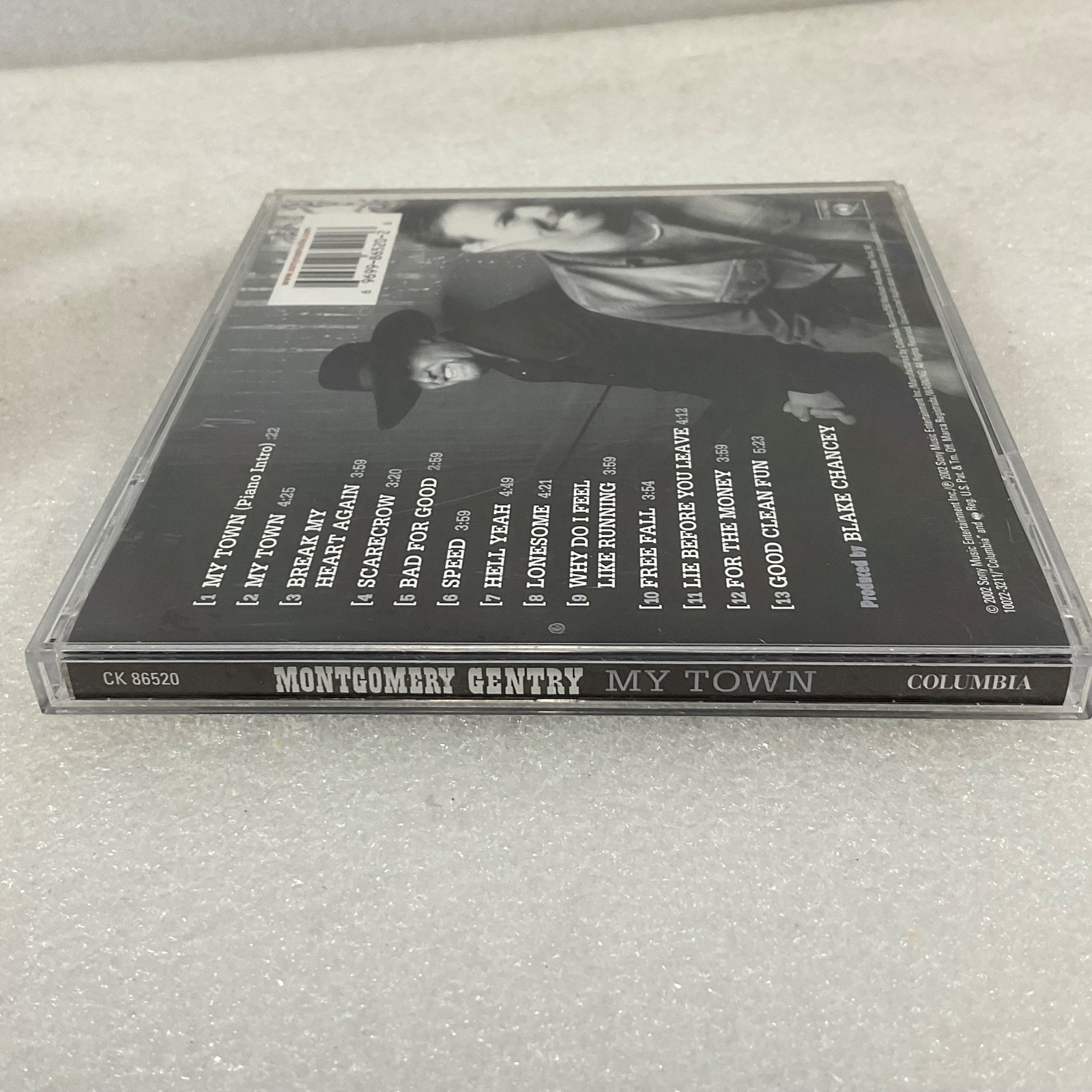 Montgomery Gentry My Town CD 2002 Columbia Country Rock Album - Image 8