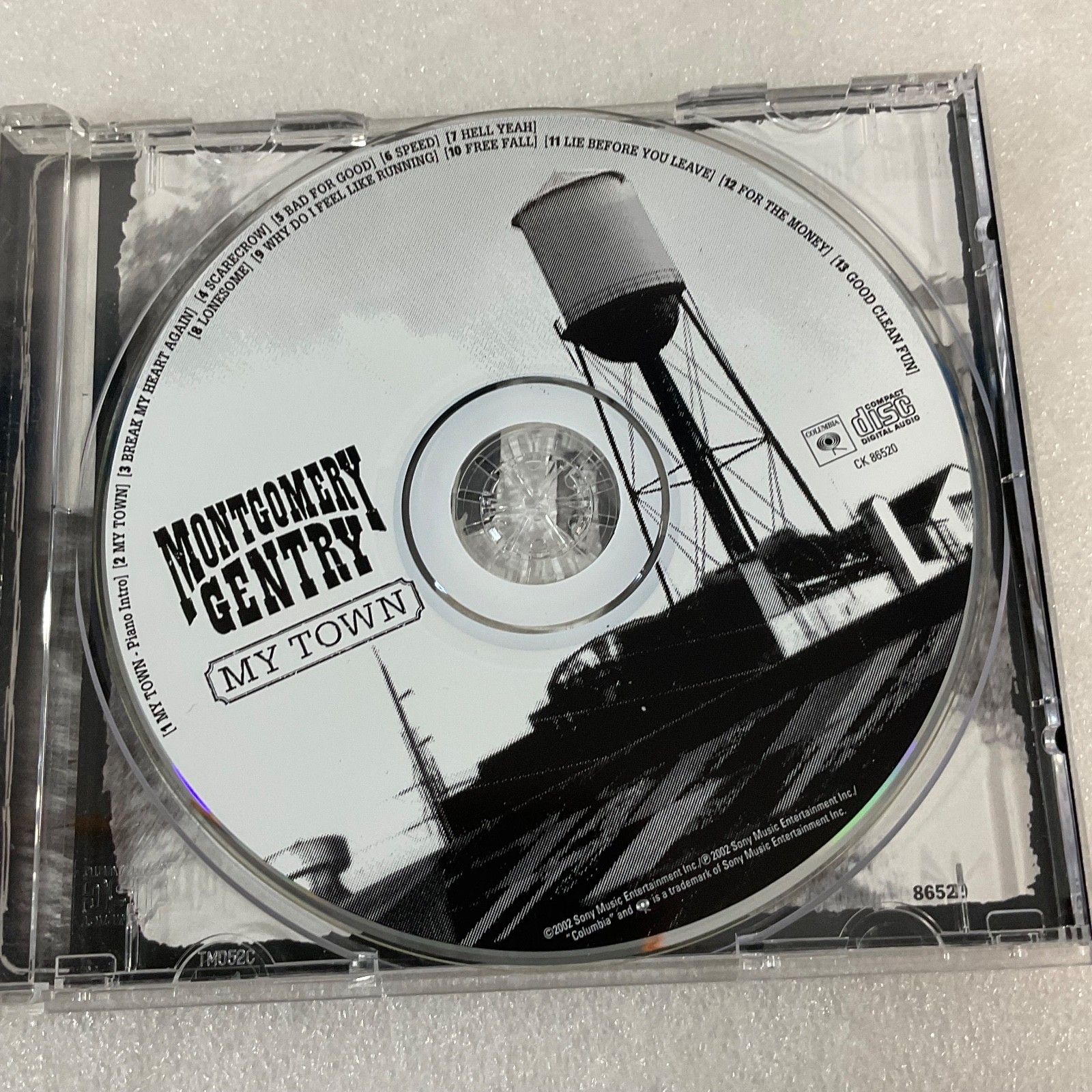 Montgomery Gentry My Town CD 2002 Columbia Country Rock Album - Image 13