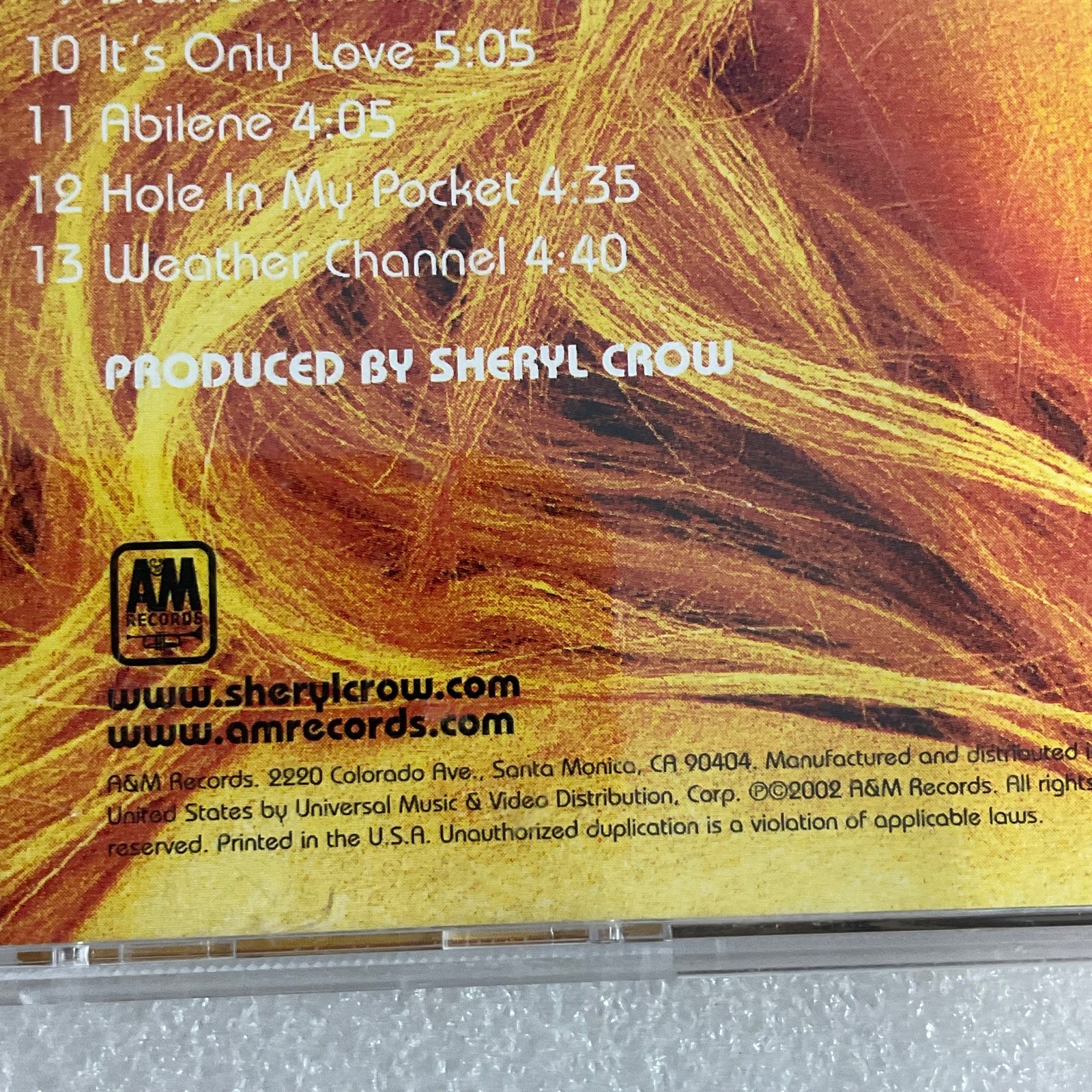 Sheryl Crow C’mon C’mon CD 2002 A&M Records Original Album - Image 11