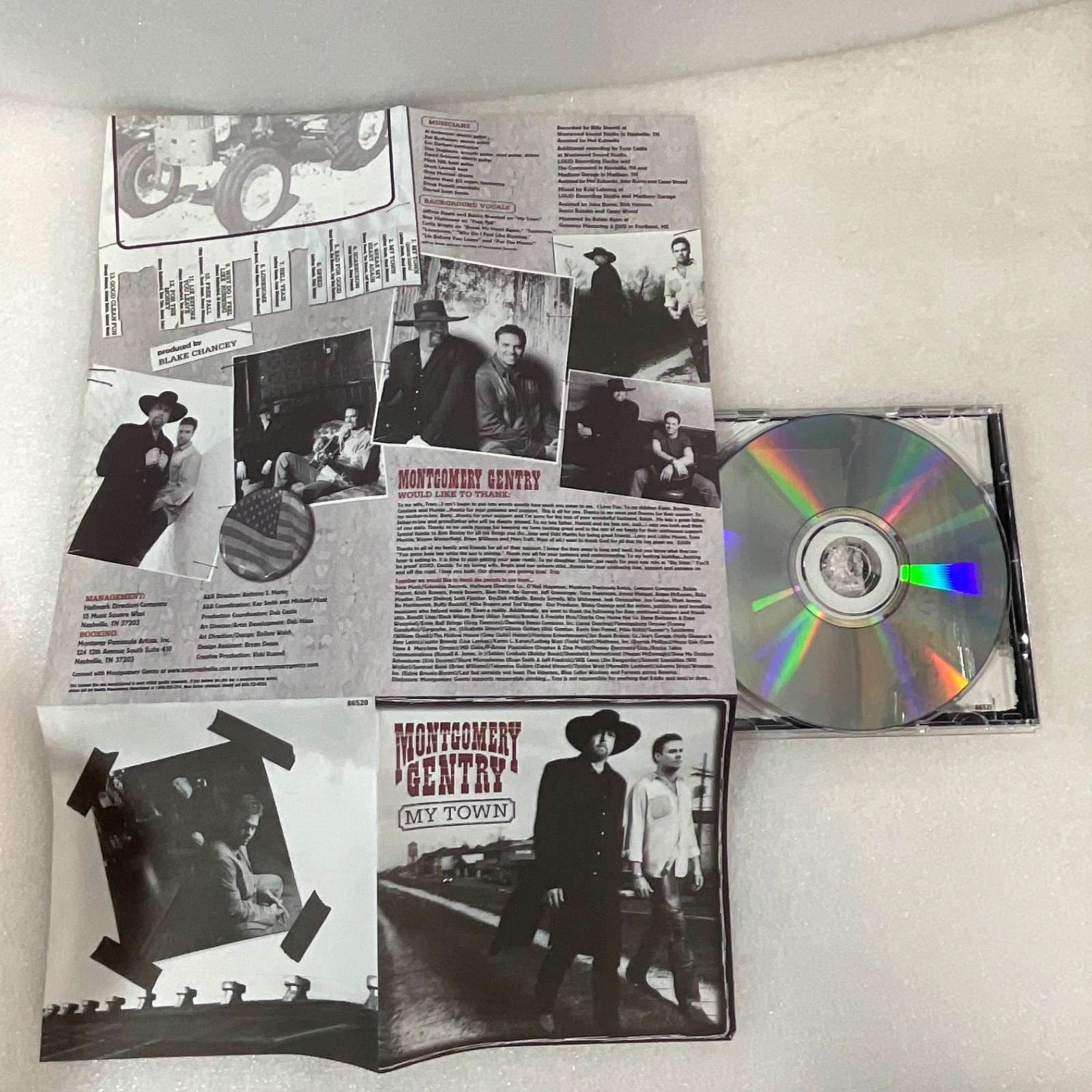 Montgomery Gentry My Town CD 2002 Columbia Country Rock Album - Image 16