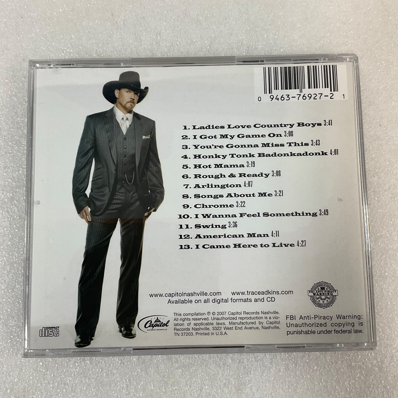 Trace Adkins Greatest Hits Volume II American Man CD - Image 2