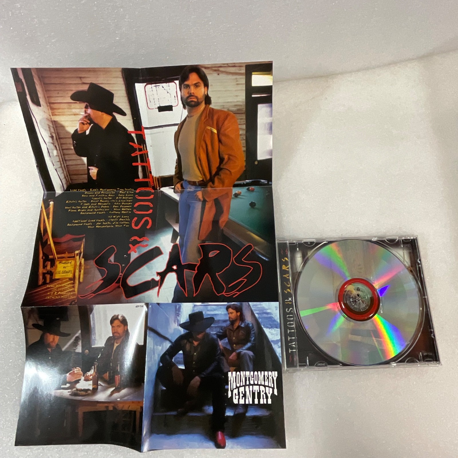 Montgomery Gentry Tattoos & Scars CD 1999 Columbia Country Rock - Image 17