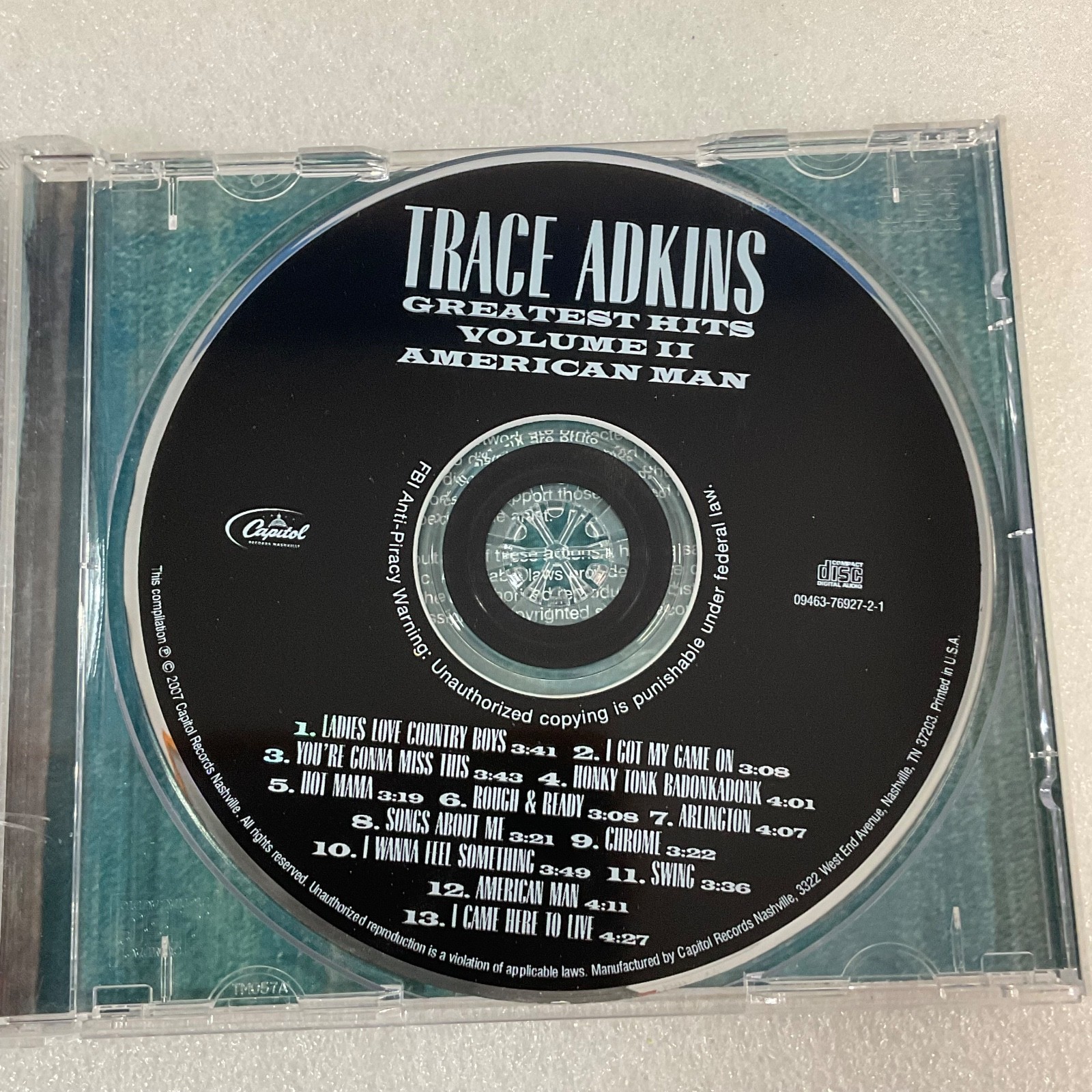 Trace Adkins Greatest Hits Volume II American Man CD - Image 11