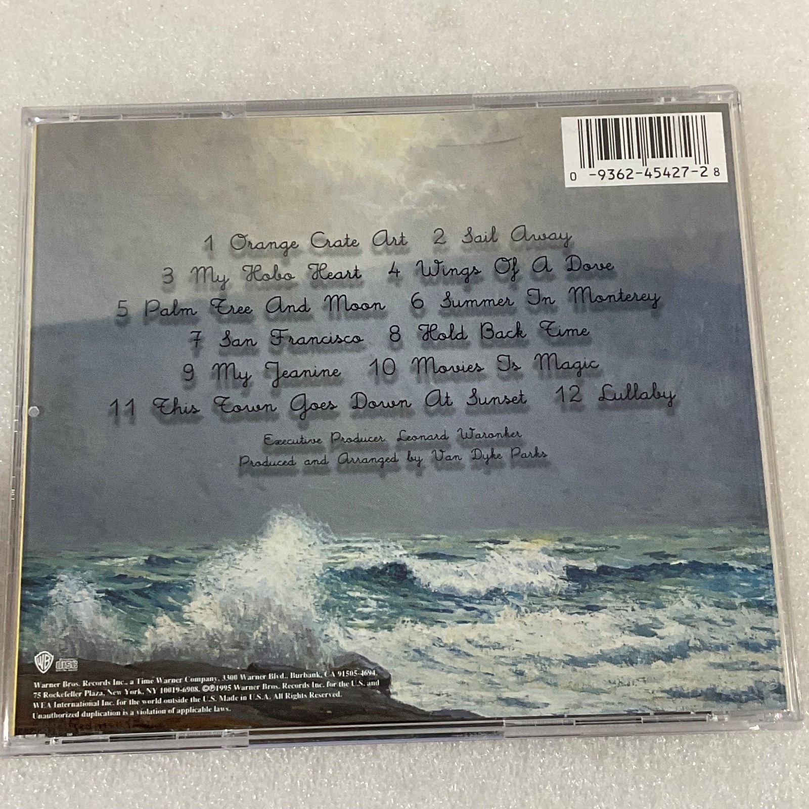 Brian Wilson & Van Dyke Parks Orange Crate Art CD 1995 Warner Bros - Image 2