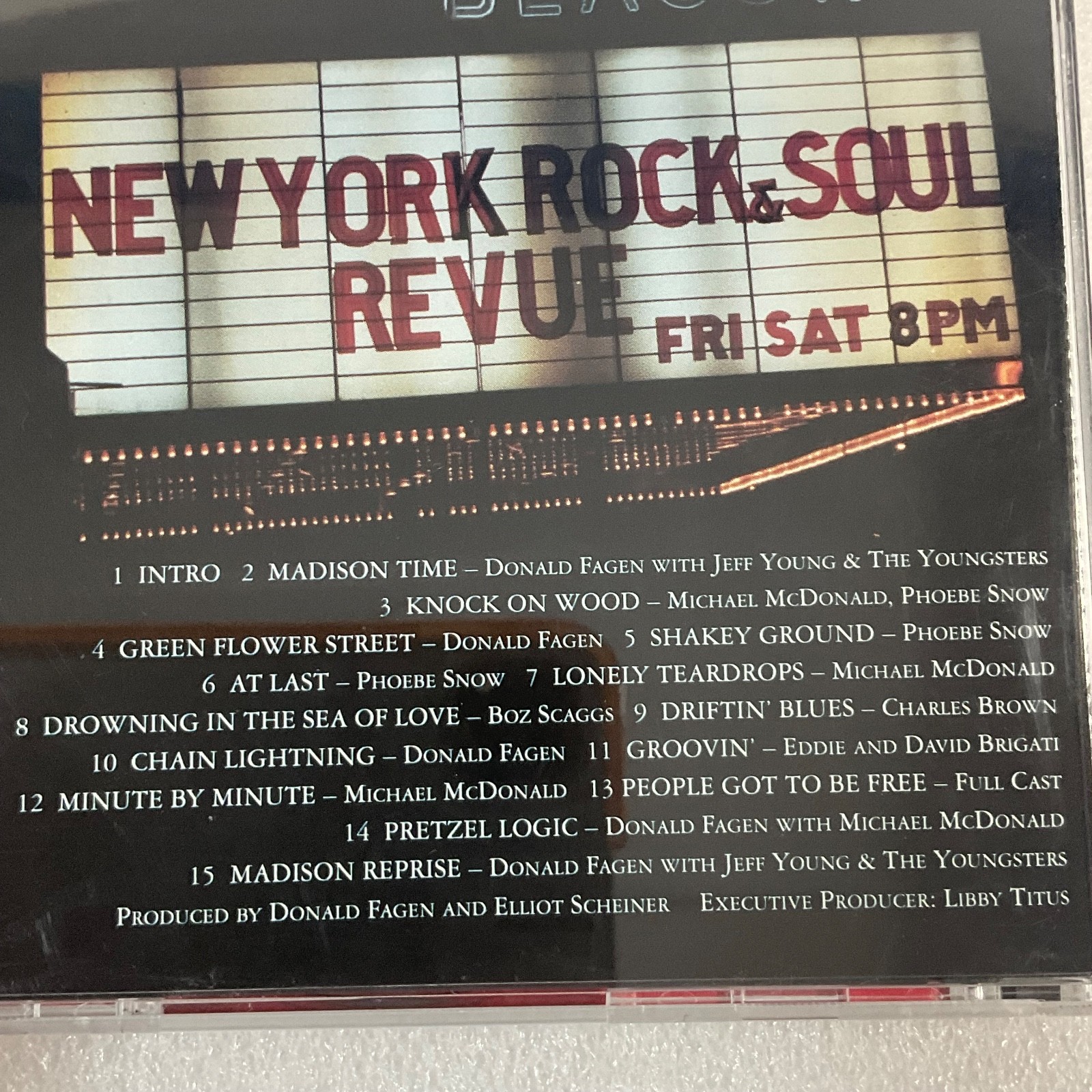 The New York Rock & Soul Revue Live at the Beacon CD 1991 Giant Records - Image 11