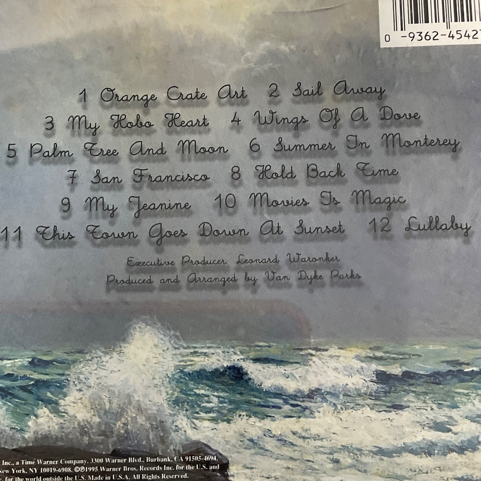 Brian Wilson & Van Dyke Parks Orange Crate Art CD 1995 Warner Bros - Image 11