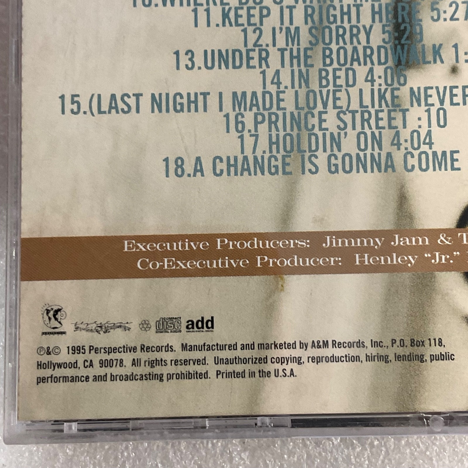 Solo New Classic Soul CD 1995 Perspective Records R&B Hip Hop - Image 12