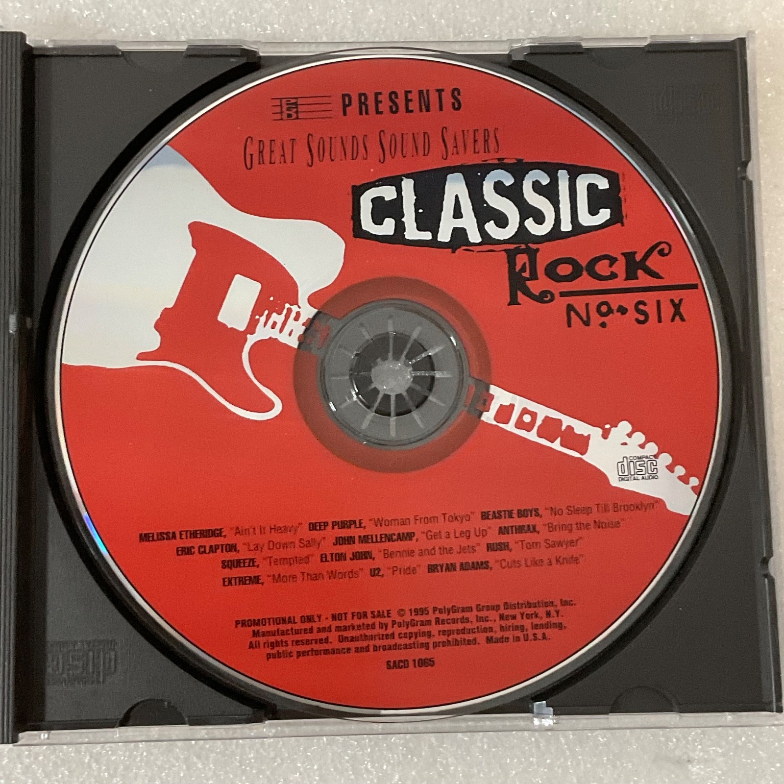 Great Sounds Sound Savers Classic Rock No Six CD Compilation 1995 - Image 8