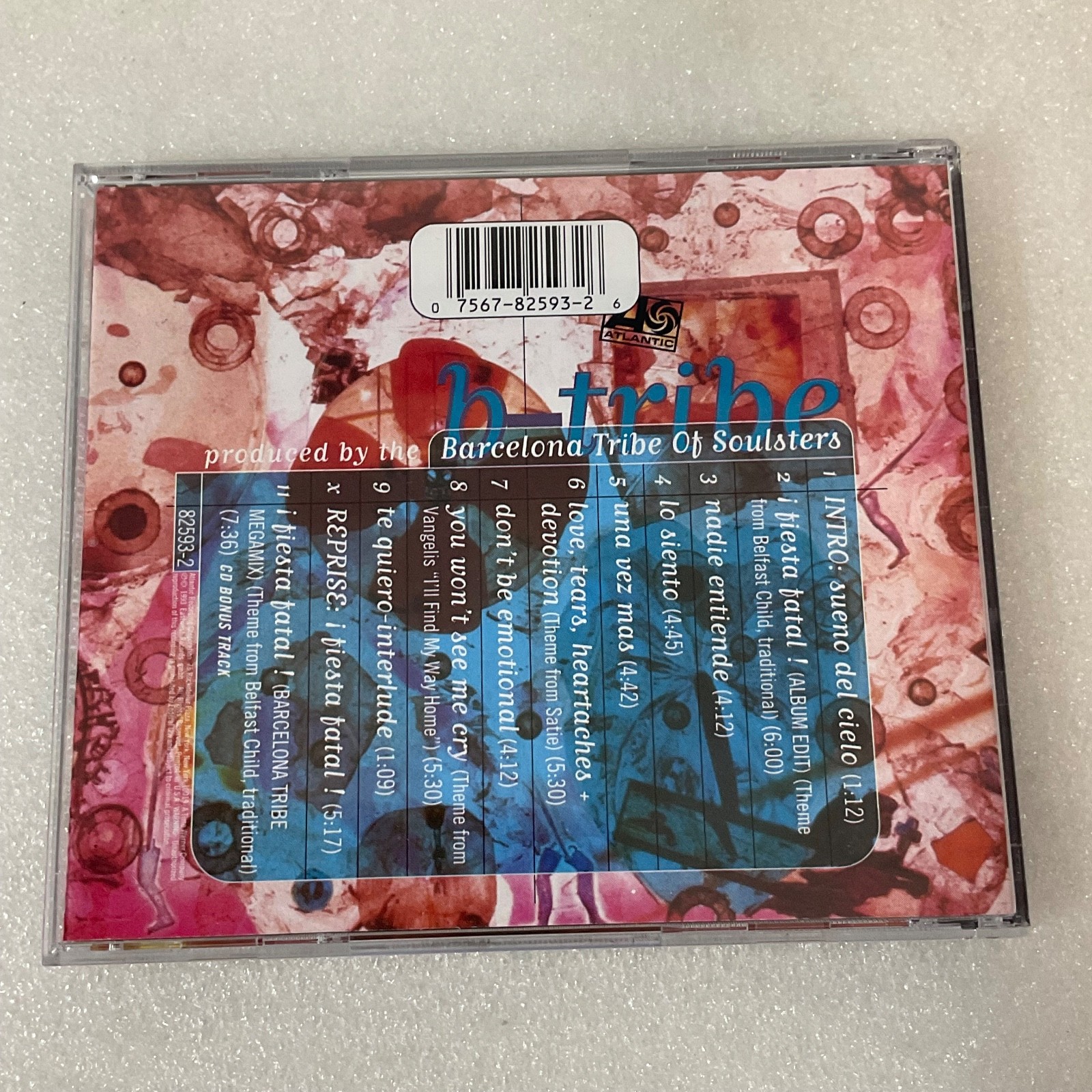 B-Tribe ¡Fiesta Fatal! CD Barcelona Tribe Of Soulsters 1993 Atlantic Bonus Track - Image 2