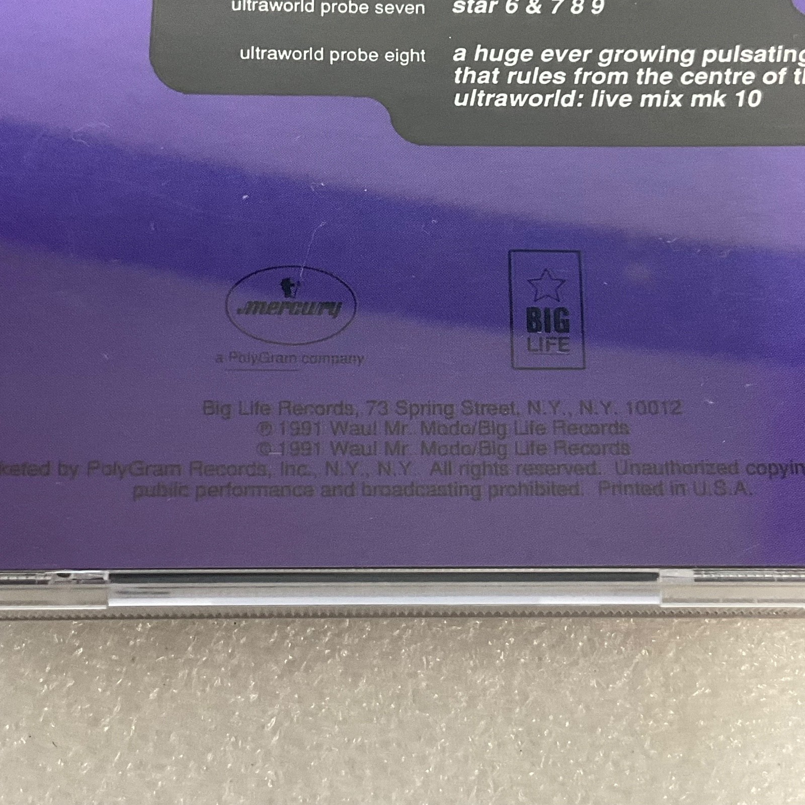 The Orb Adventures Beyond the Ultraworld CD 1991 Big Life Ambient Electronic - Image 9