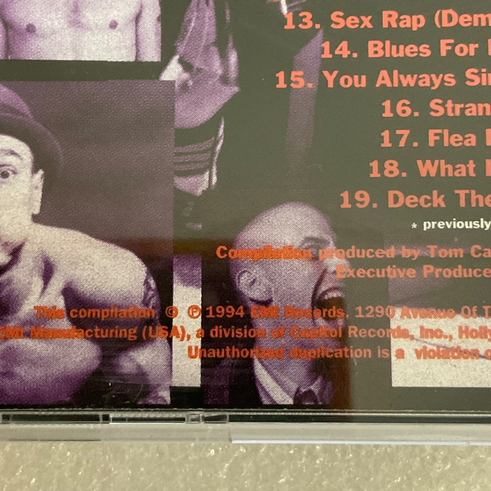 Red Hot Chili Peppers Out in L.A. CD EMI Records 1994 Compilation - Image 12