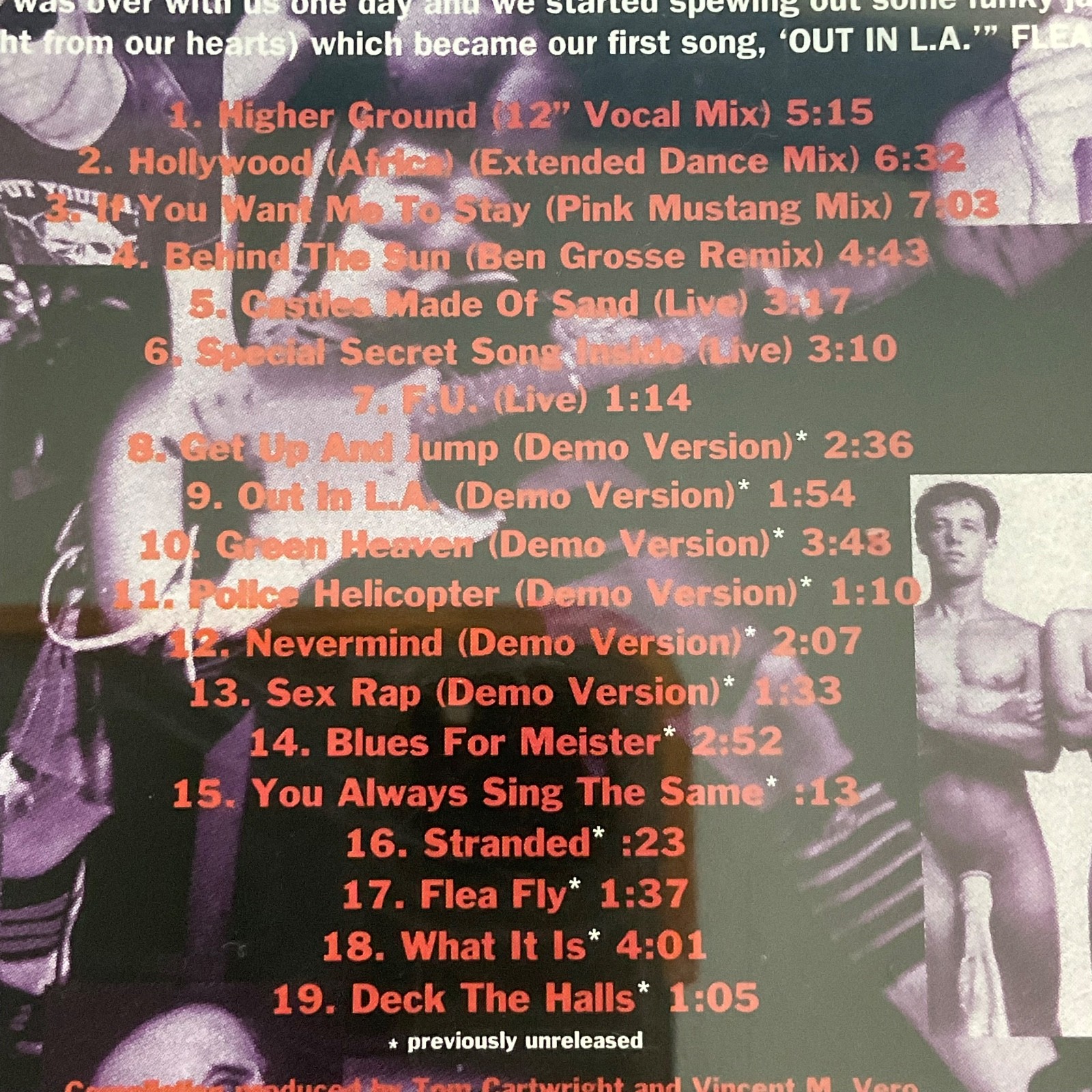 Red Hot Chili Peppers Out in L.A. CD EMI Records 1994 Compilation - Image 11