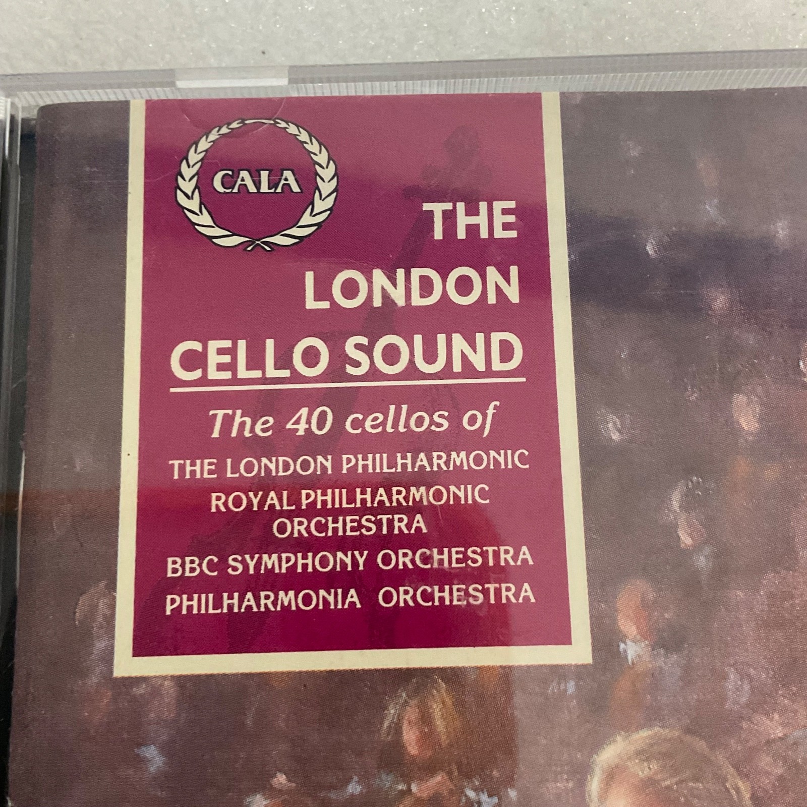 The London Cello Sound CD Cala 1993 Saint-Saëns Rachmaninov Bernstein - Image 9