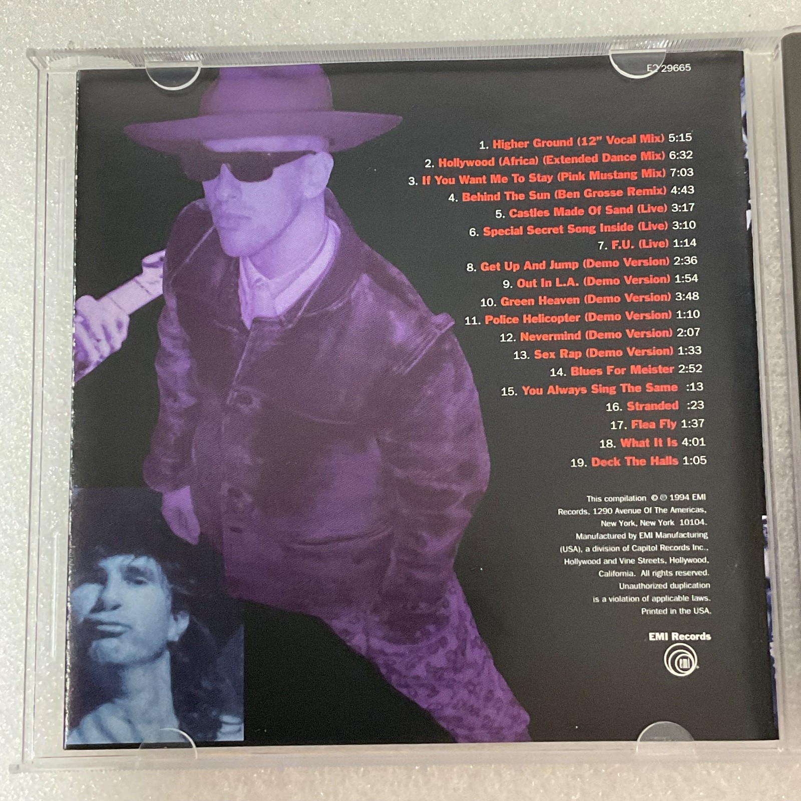 Red Hot Chili Peppers Out in L.A. CD EMI Records 1994 Compilation - Image 13