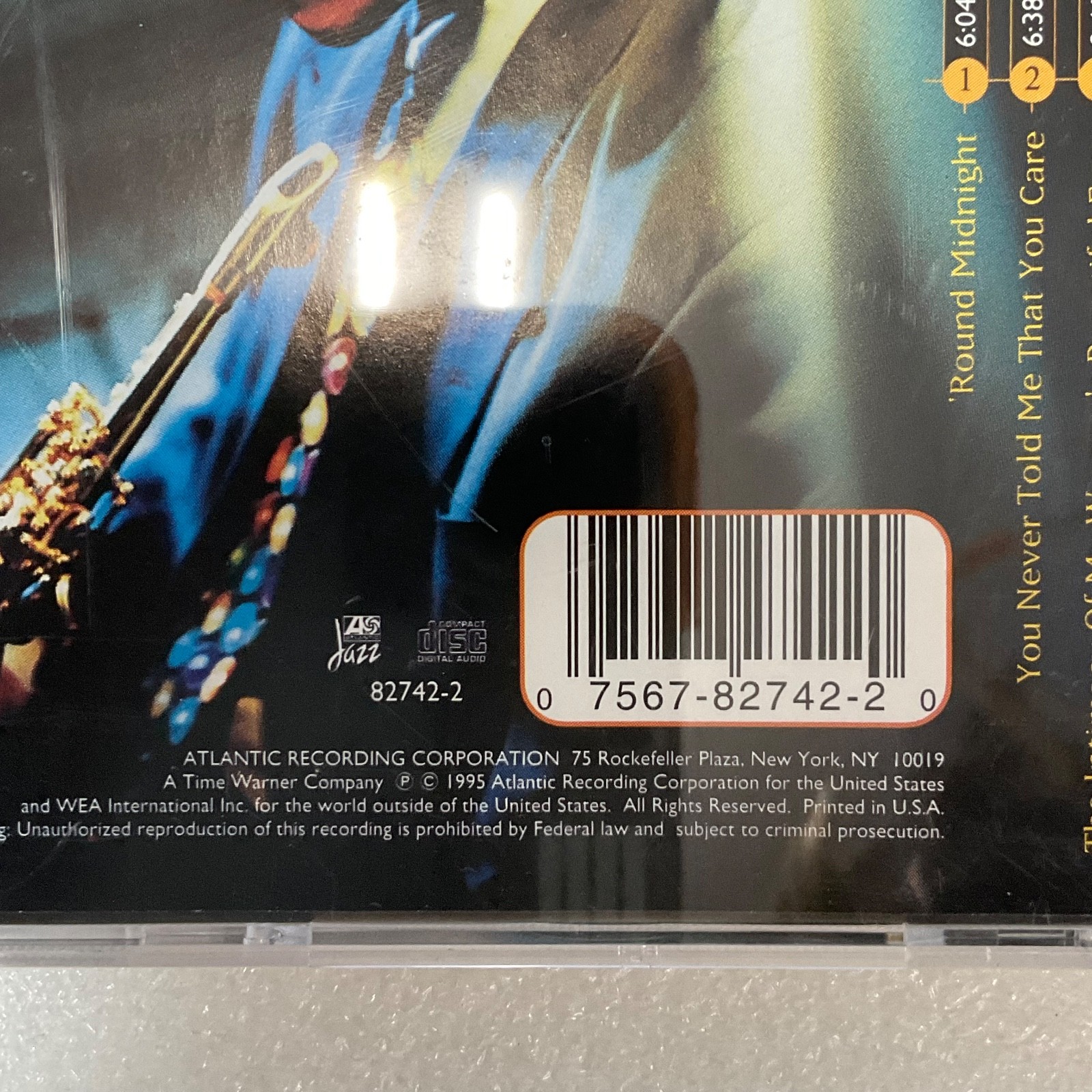 James Carter The Real Quietstorm CD 1995 Atlantic Jazz 82742-2 - Image 9