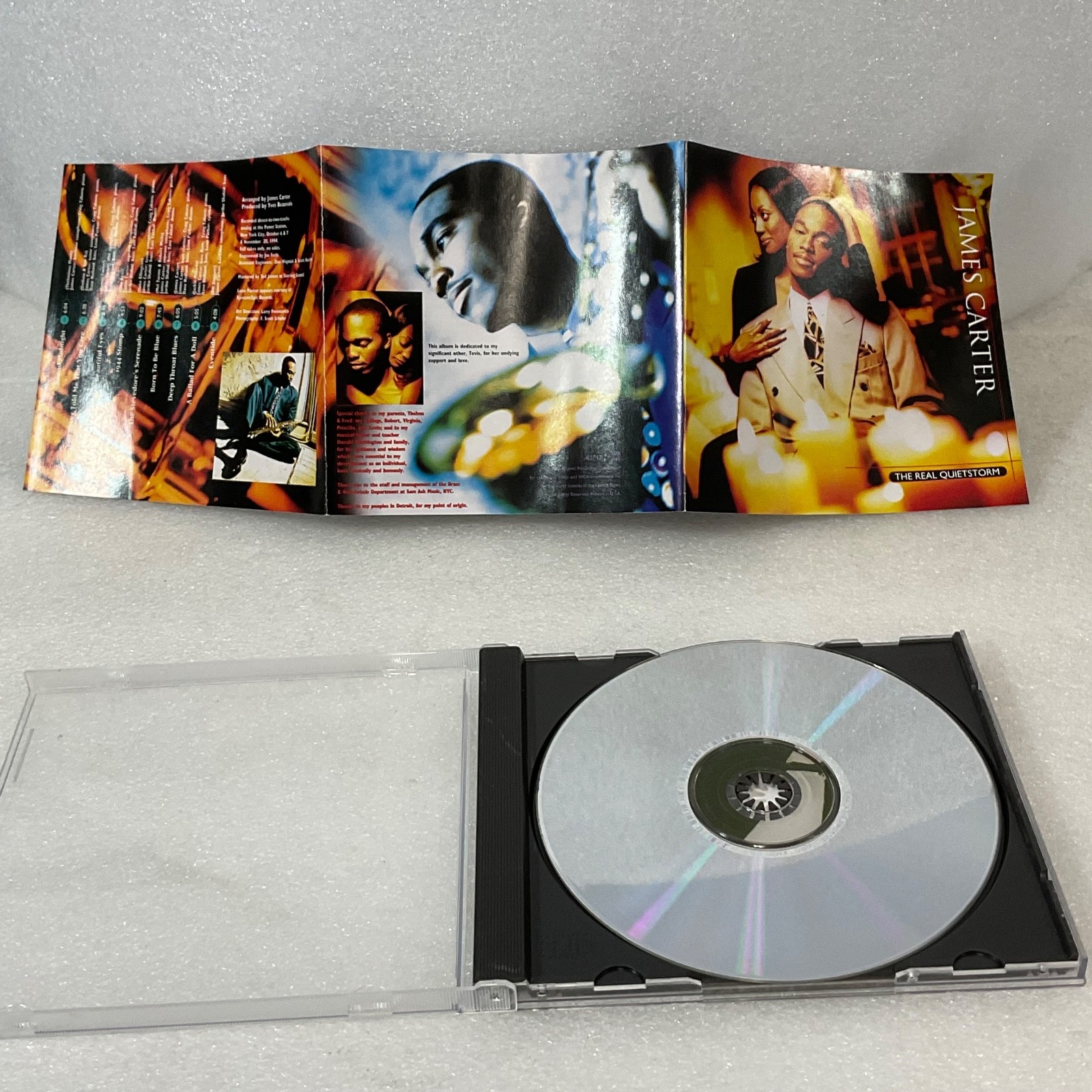James Carter The Real Quietstorm CD 1995 Atlantic Jazz 82742-2 - Image 14