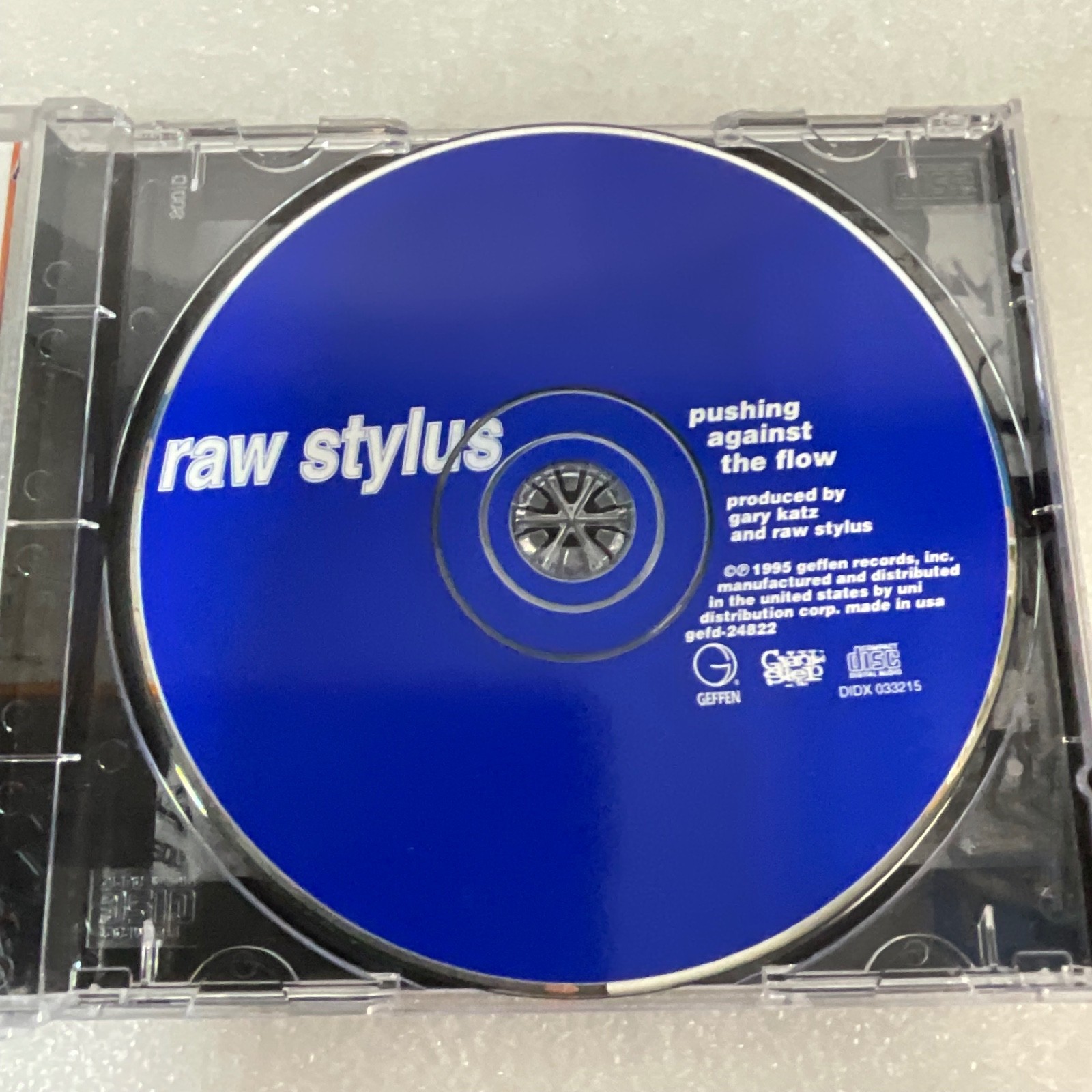 Raw Stylus Pushing Against the Flow CD 1995 Geffen Records Hip Hop Soul - Image 11