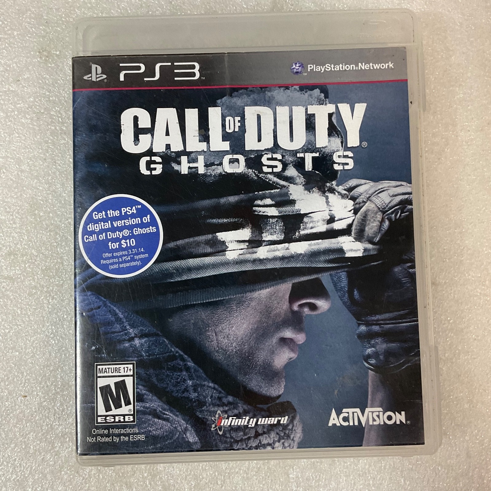 PlayStation 3 Game Lot Call of Duty Ghosts & Enemy Territory Quake Wars PS3 - Image 7