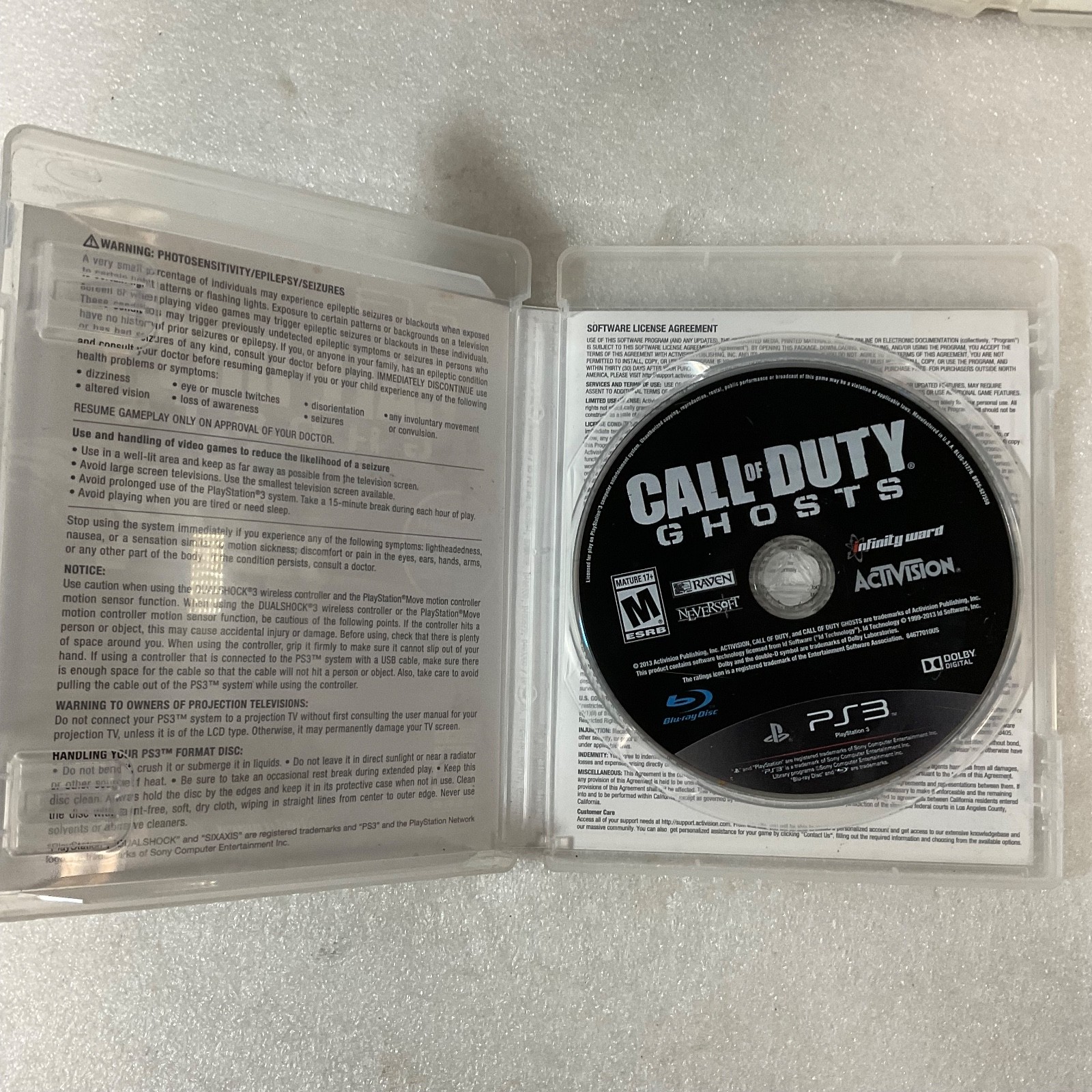 PlayStation 3 Game Lot Call of Duty Ghosts & Enemy Territory Quake Wars PS3 - Image 9
