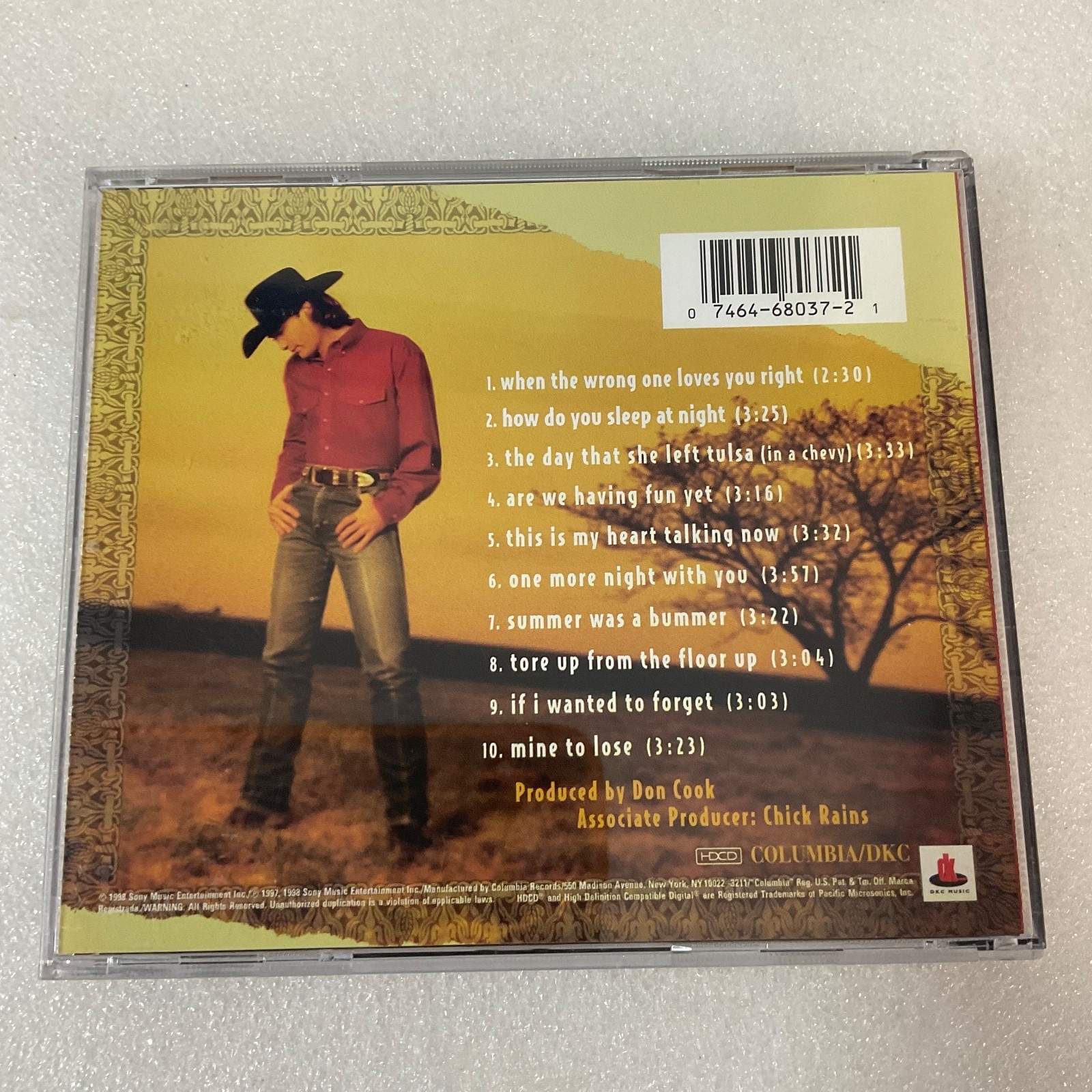 Wade Hayes When The Wrong One Loves You Right CD Country Music Album - Image 2