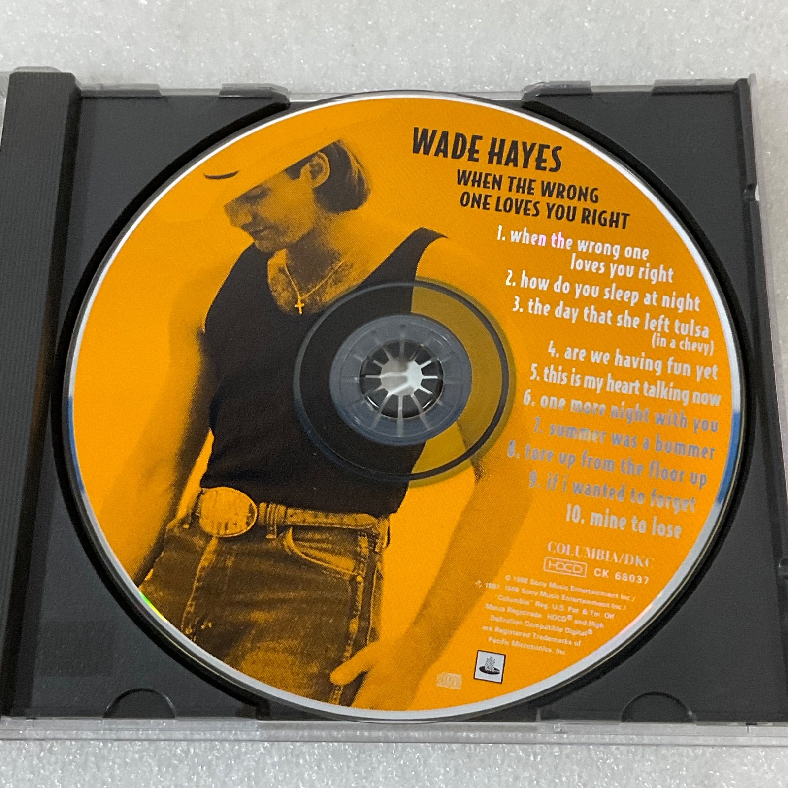 Wade Hayes When The Wrong One Loves You Right CD Country Music Album - Image 8