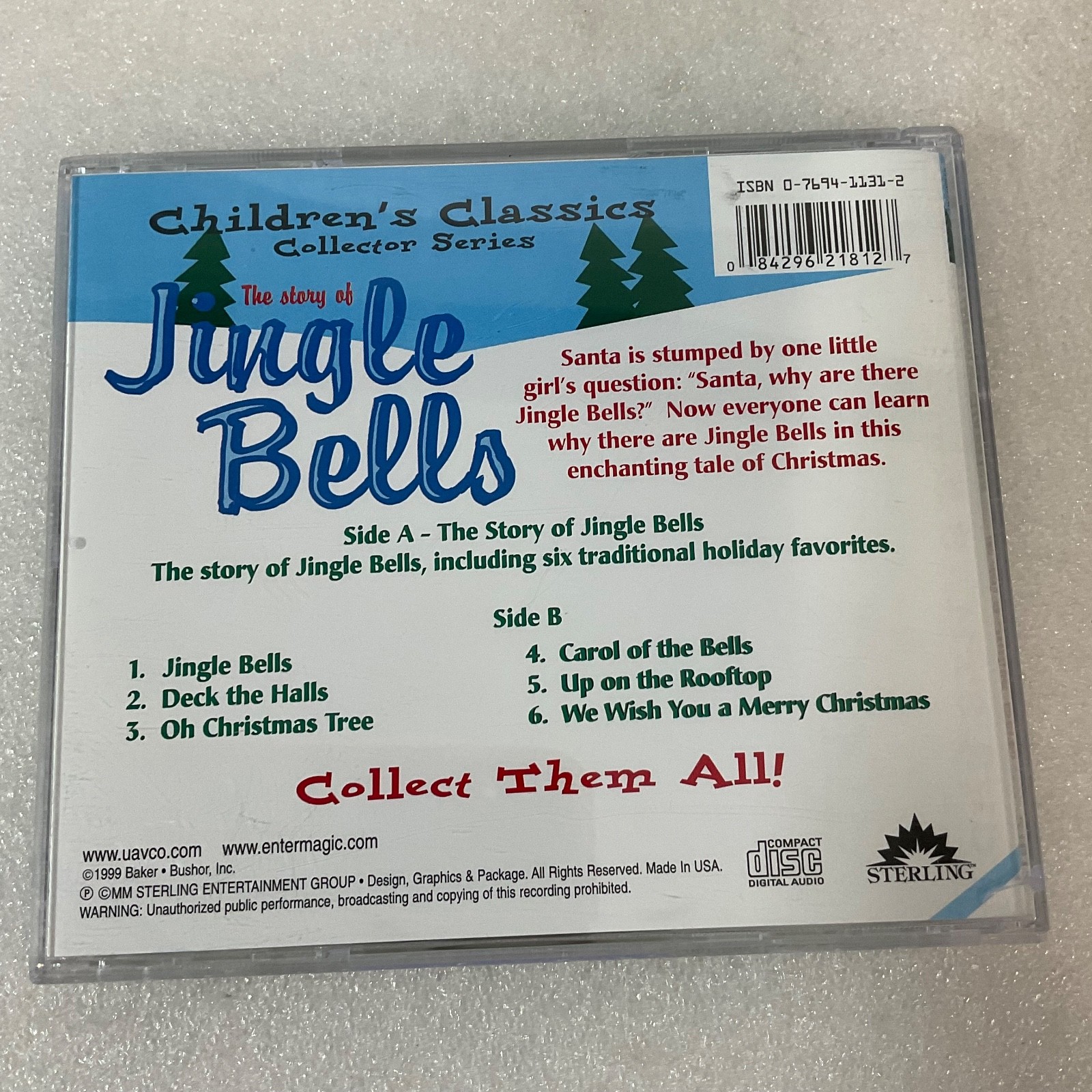 The Story of Jingle Bells Children's Classics Collector Series CD - Image 2