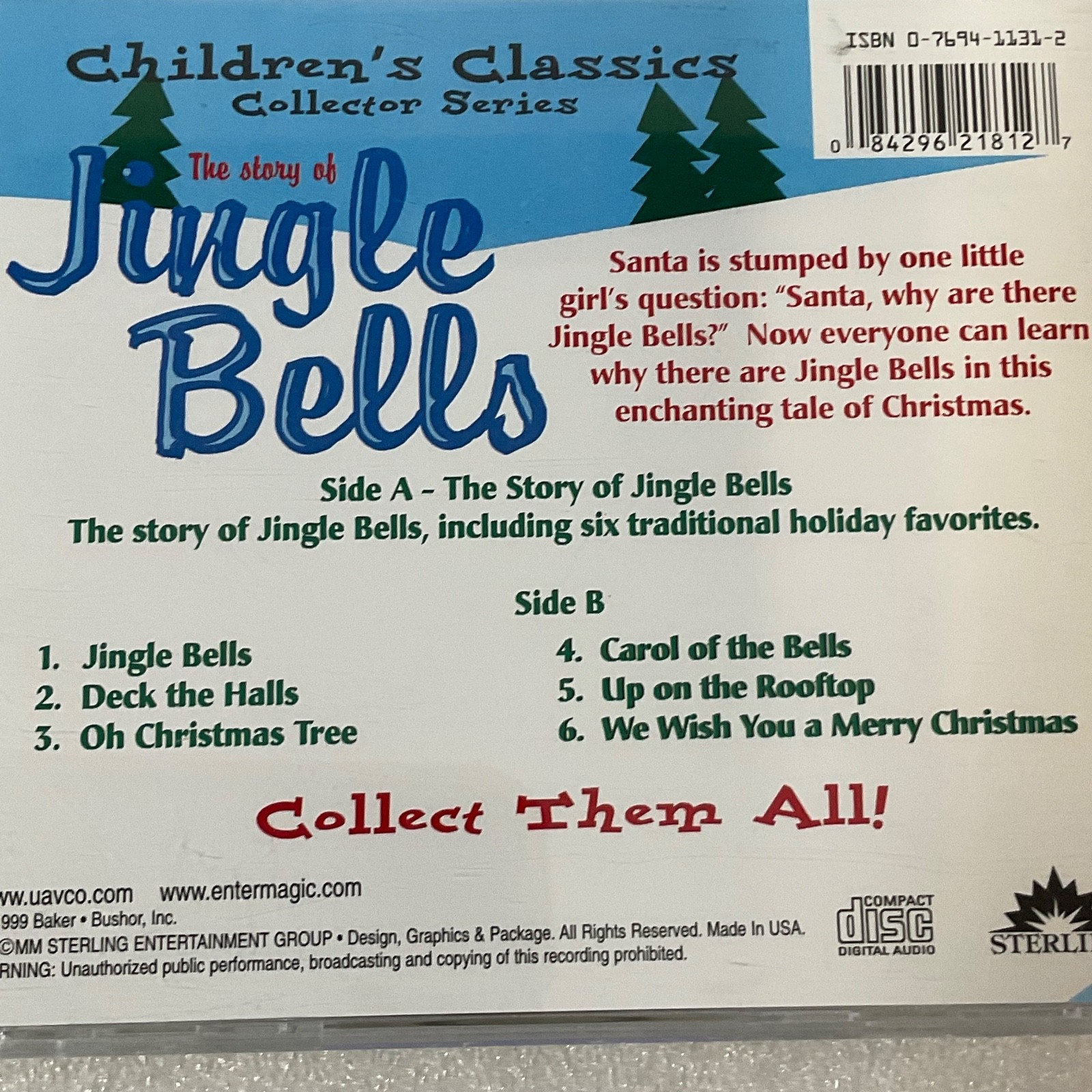 The Story of Jingle Bells Children's Classics Collector Series CD - Image 8