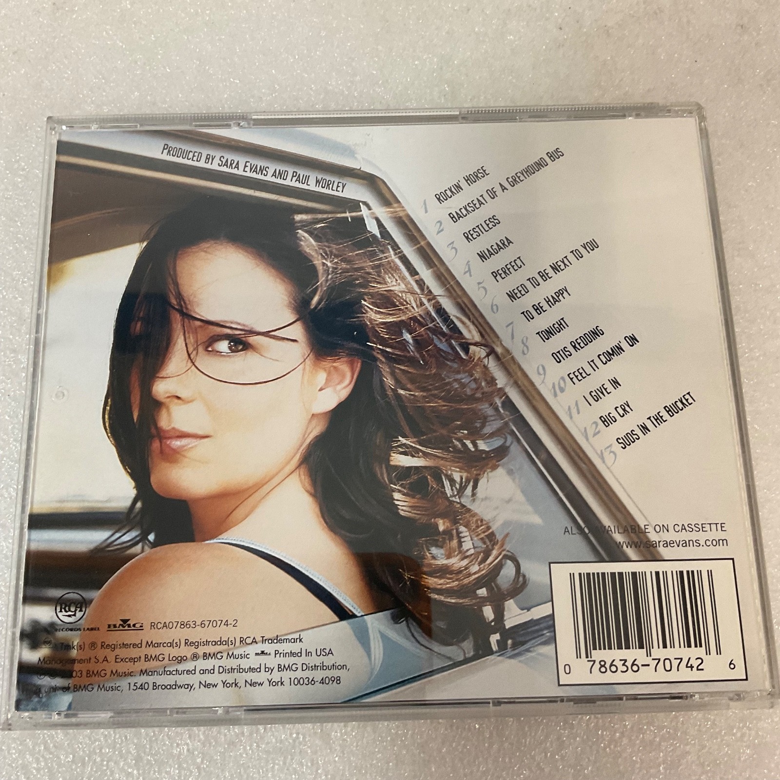 Sara Evans Restless CD 2003 RCA Country Album - Image 2