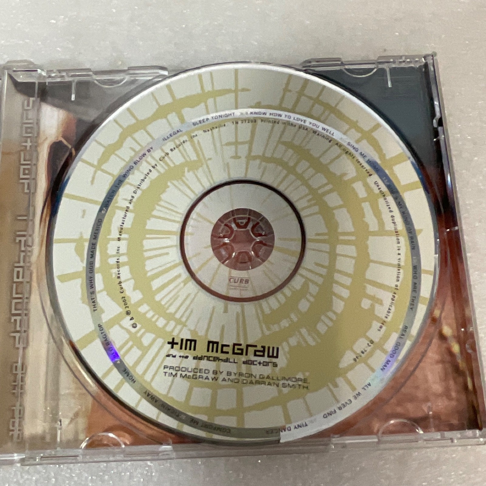 Tim McGraw Self Titled CD 2002 Country Music Curb Records - Image 11