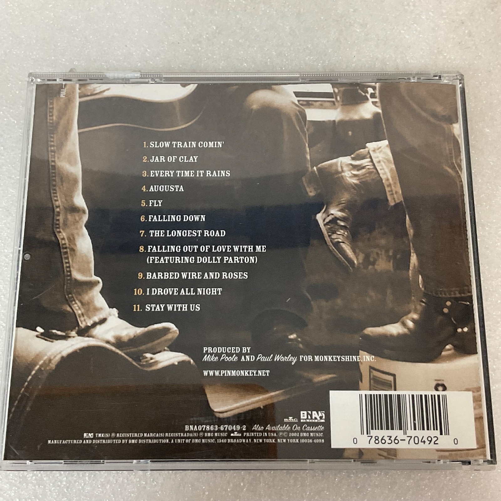 Pinmonkey Self-Titled CD 2002 Country Rock Album Dolly Parton Feature - Image 2