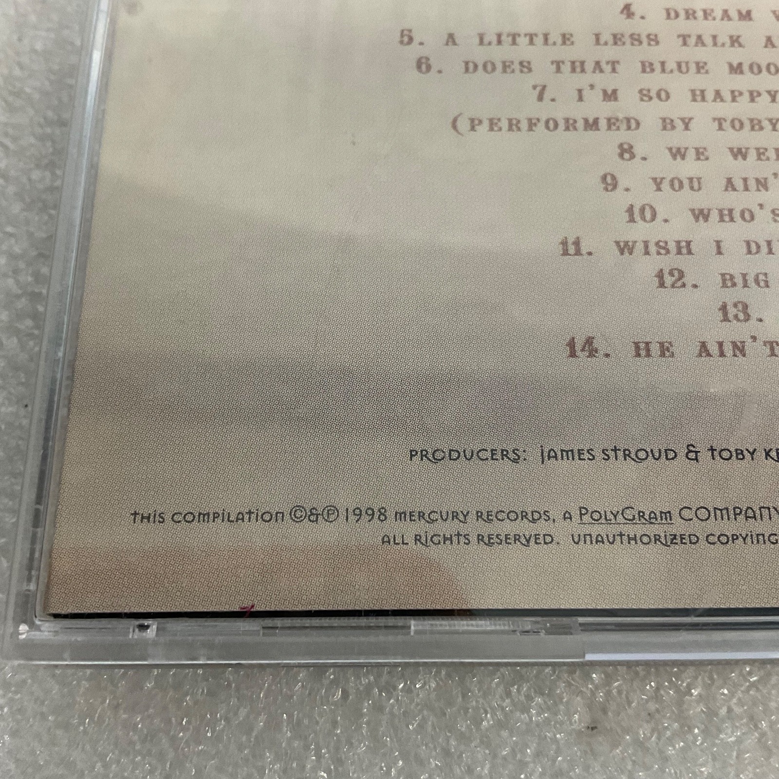 Toby Keith Greatest Hits Volume One CD Mercury 1998 Country Compilation - Image 10