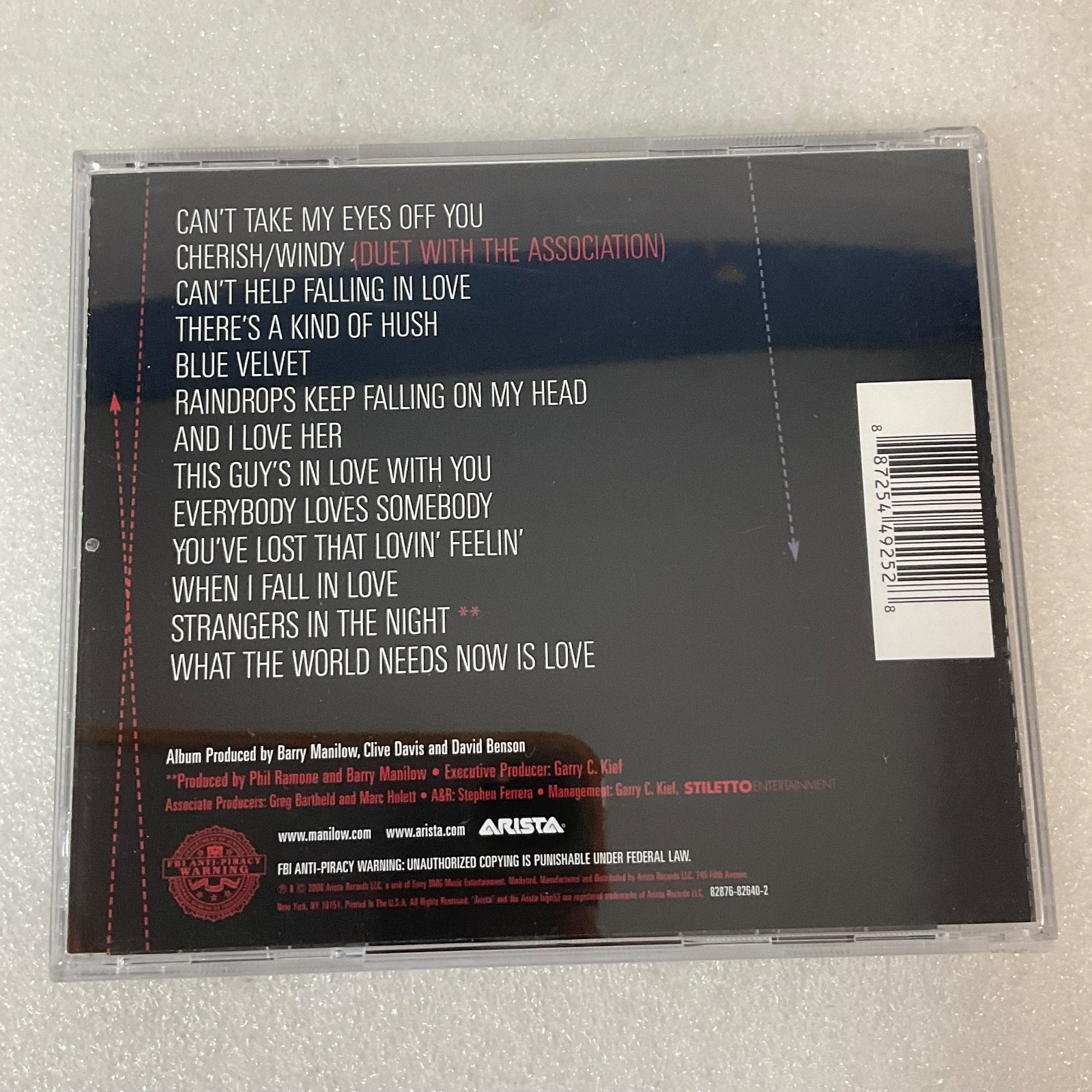 Barry Manilow The Greatest Songs of the Sixties CD Arista - Image 2