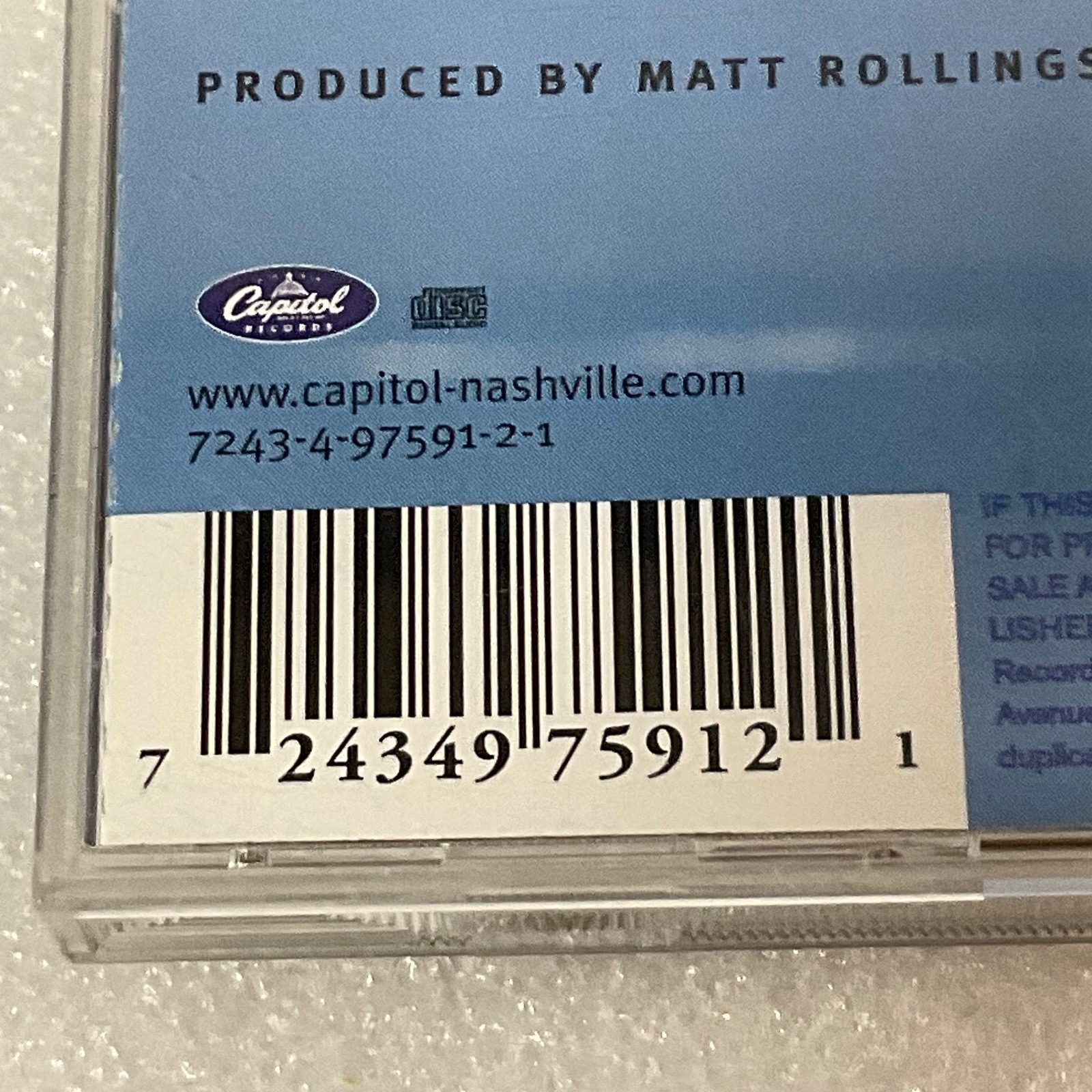 Keith Urban Self-Titled CD 1999 Capitol Nashville Country Album - Image 10