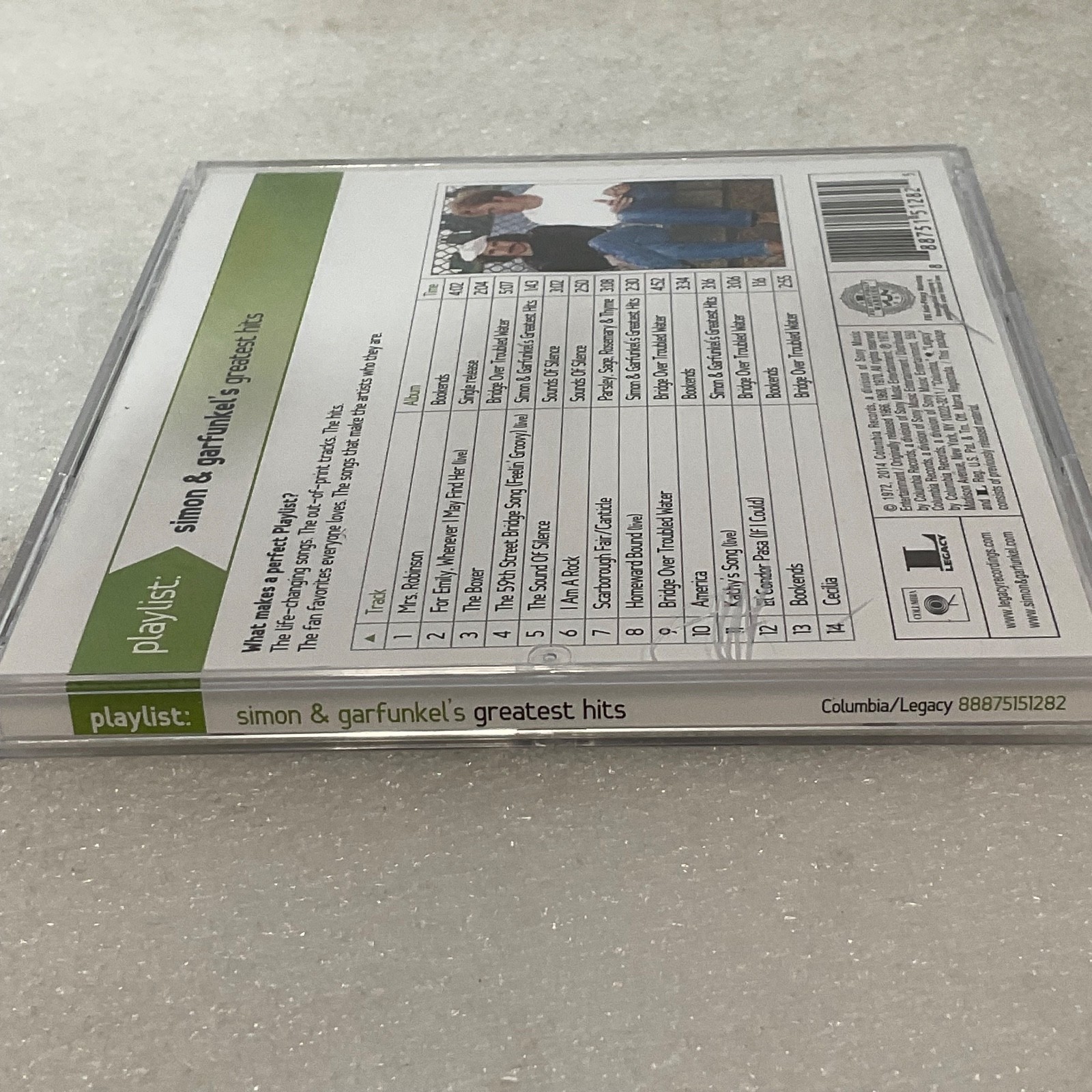Simon & Garfunkel Greatest Hits Playlist CD Columbia Legacy Folk Rock - Image 7