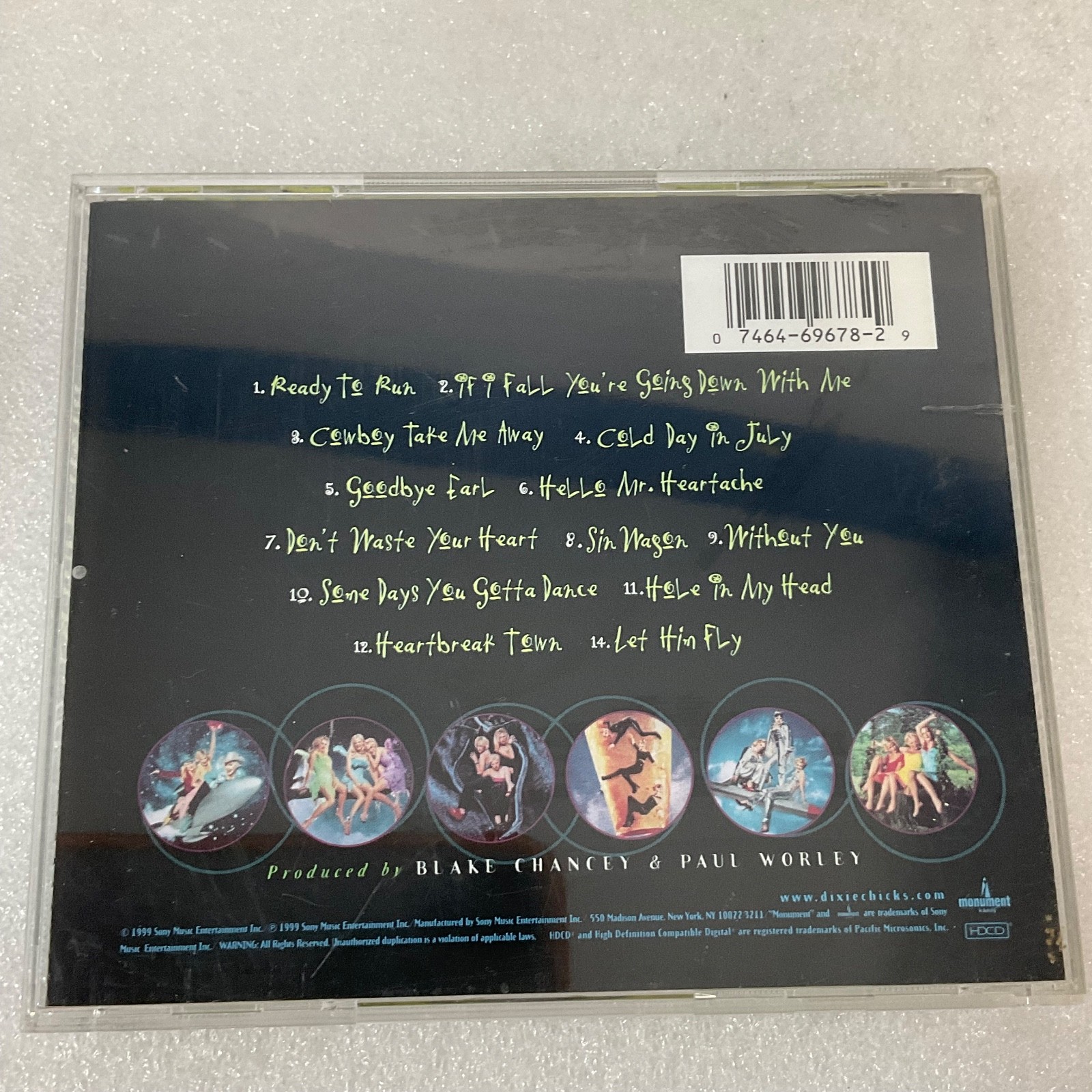 Dixie Chicks Fly CD 1999 Country Album Monument Records Grammy Winner - Image 3