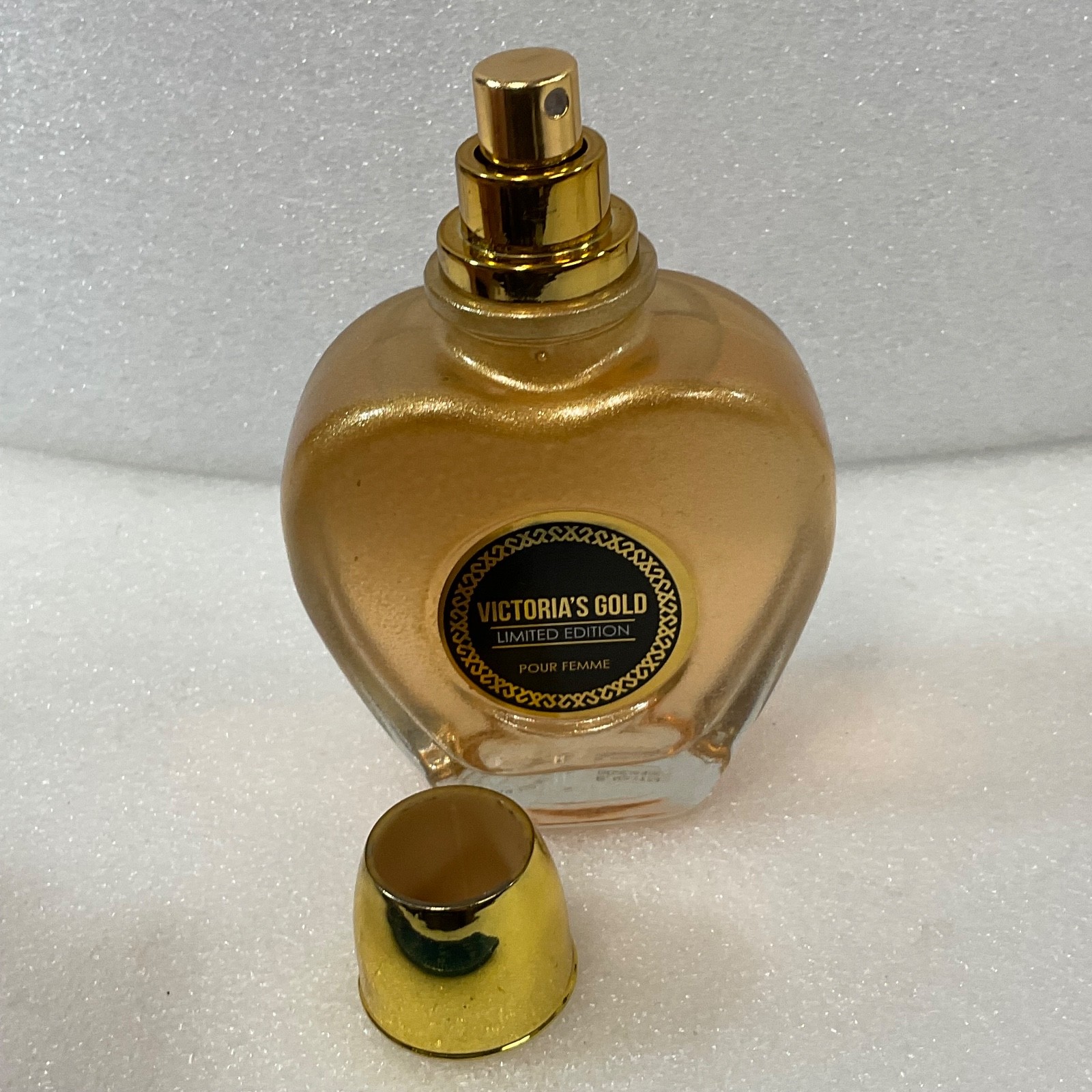 Victoria’s Gold Limited Edition Perfume Bottle 4in Empty Decorative Display - Image 8