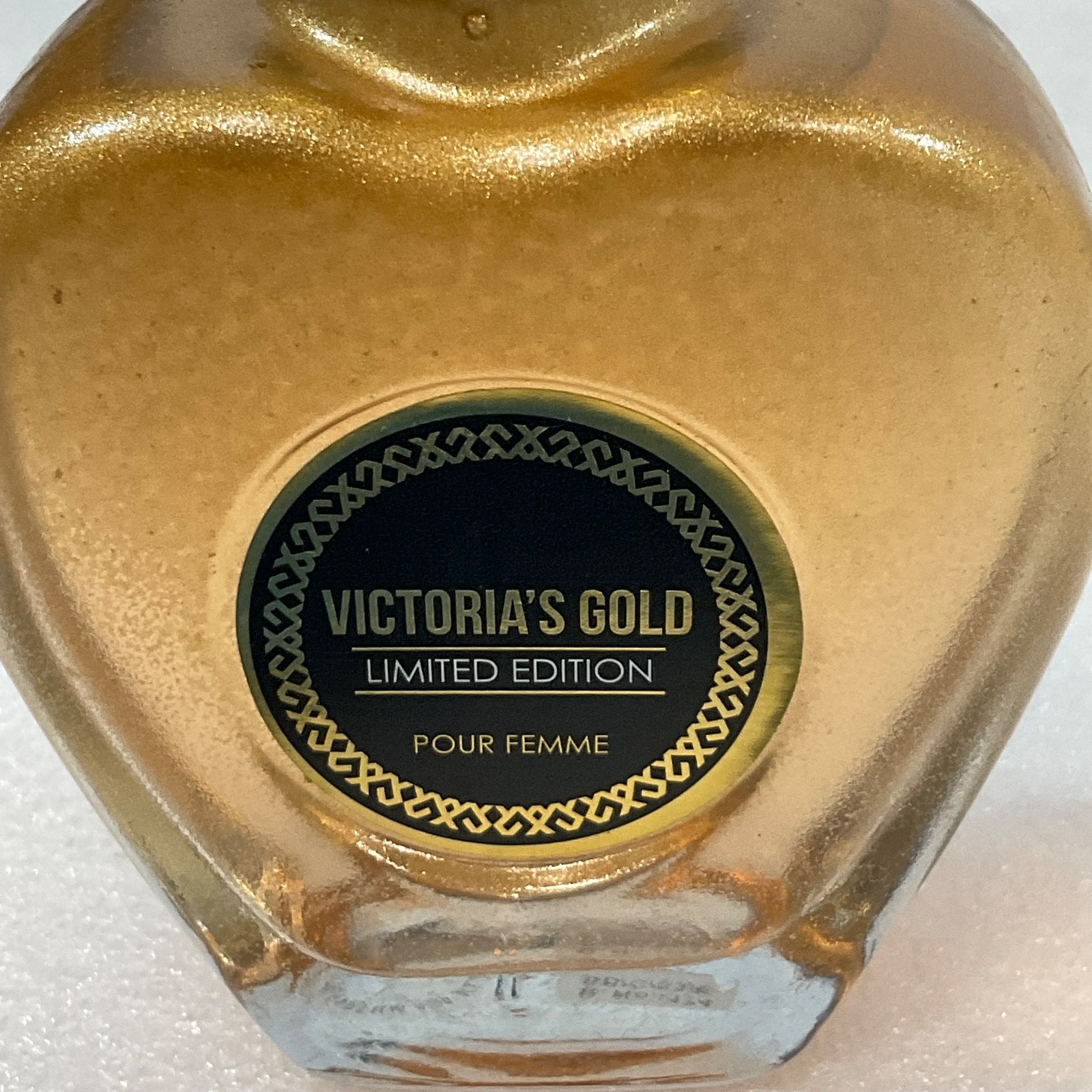 Victoria’s Gold Limited Edition Perfume Bottle 4in Empty Decorative Display - Image 2
