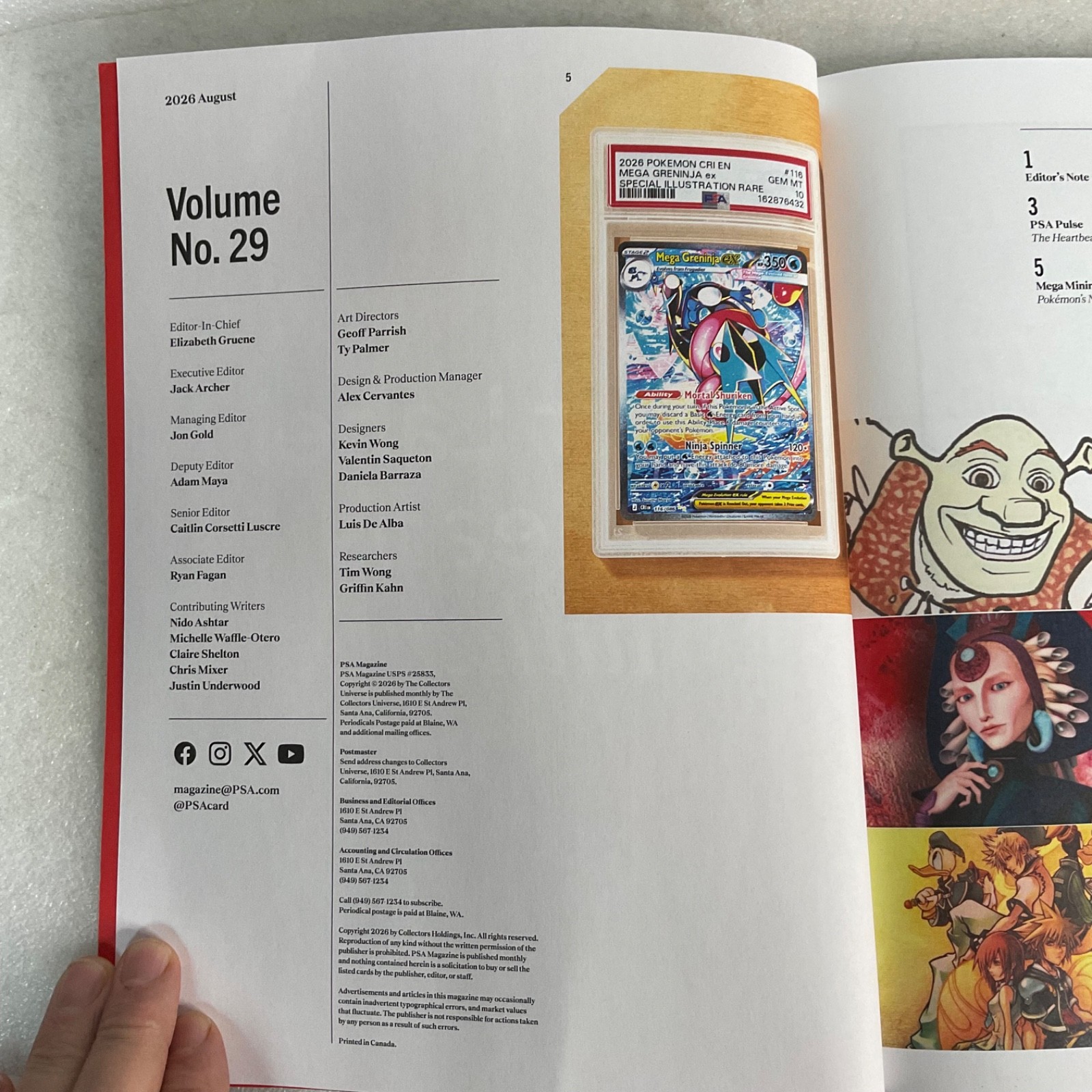 PSA Magazine August 2026 Vol 29 Pokemon Mega Venusaur Cover - Image 18