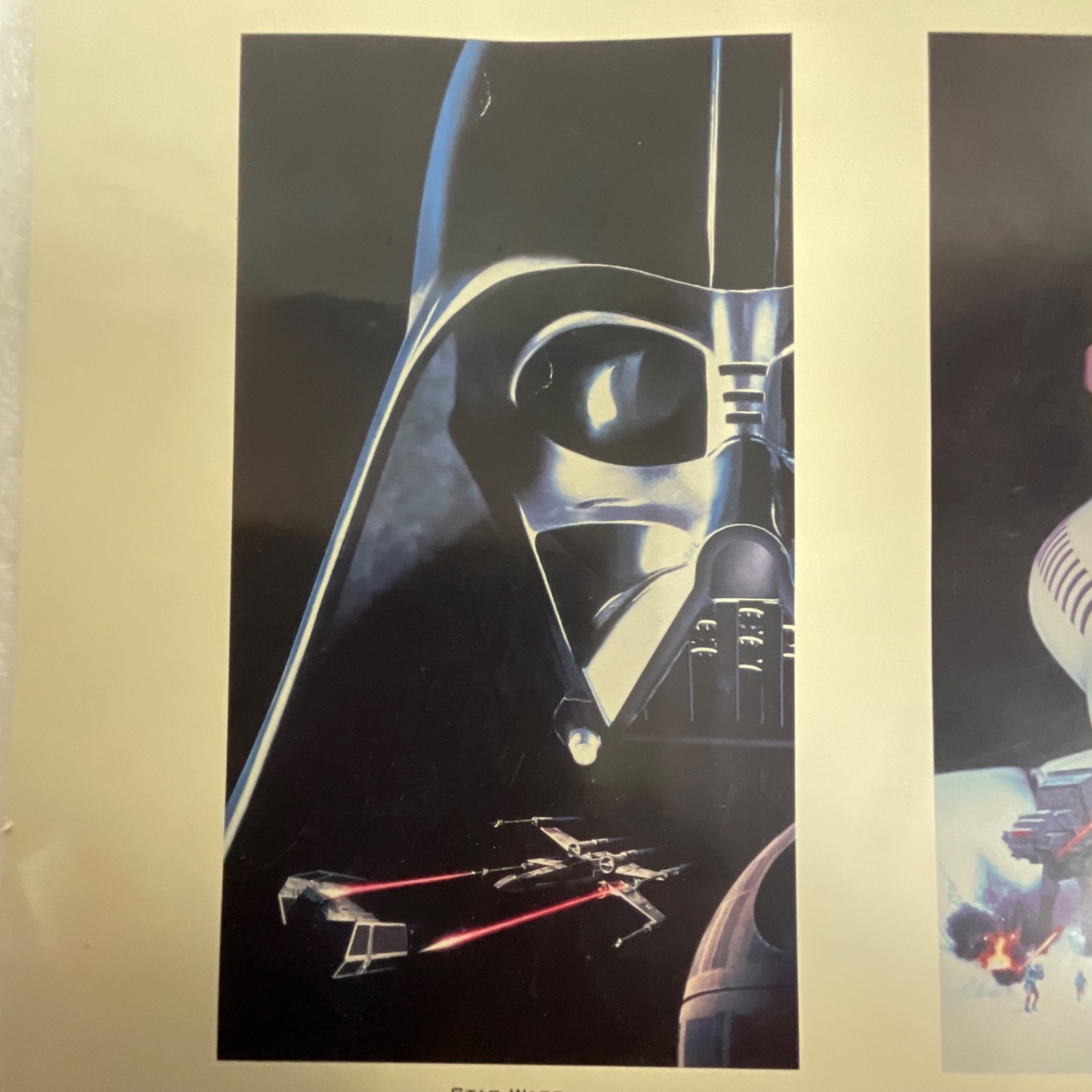 1995 Star Wars Trilogy Collection Lucasfilm Poster Vader Yoda 10.5 x 17.5 in - Image 7
